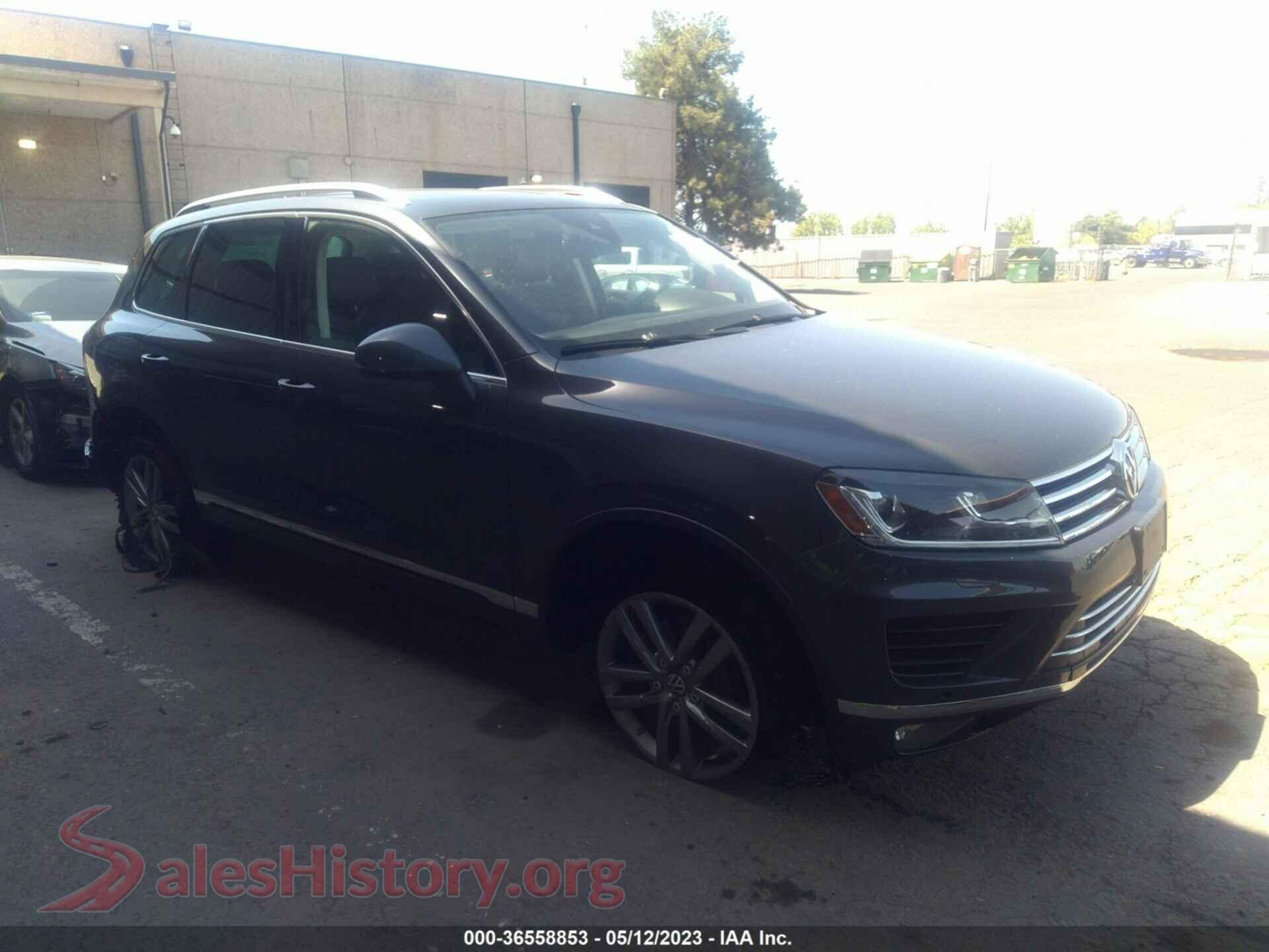 2016 VOLKSWAGEN TOUAREG — VIN WVGEF9BP5GD010816