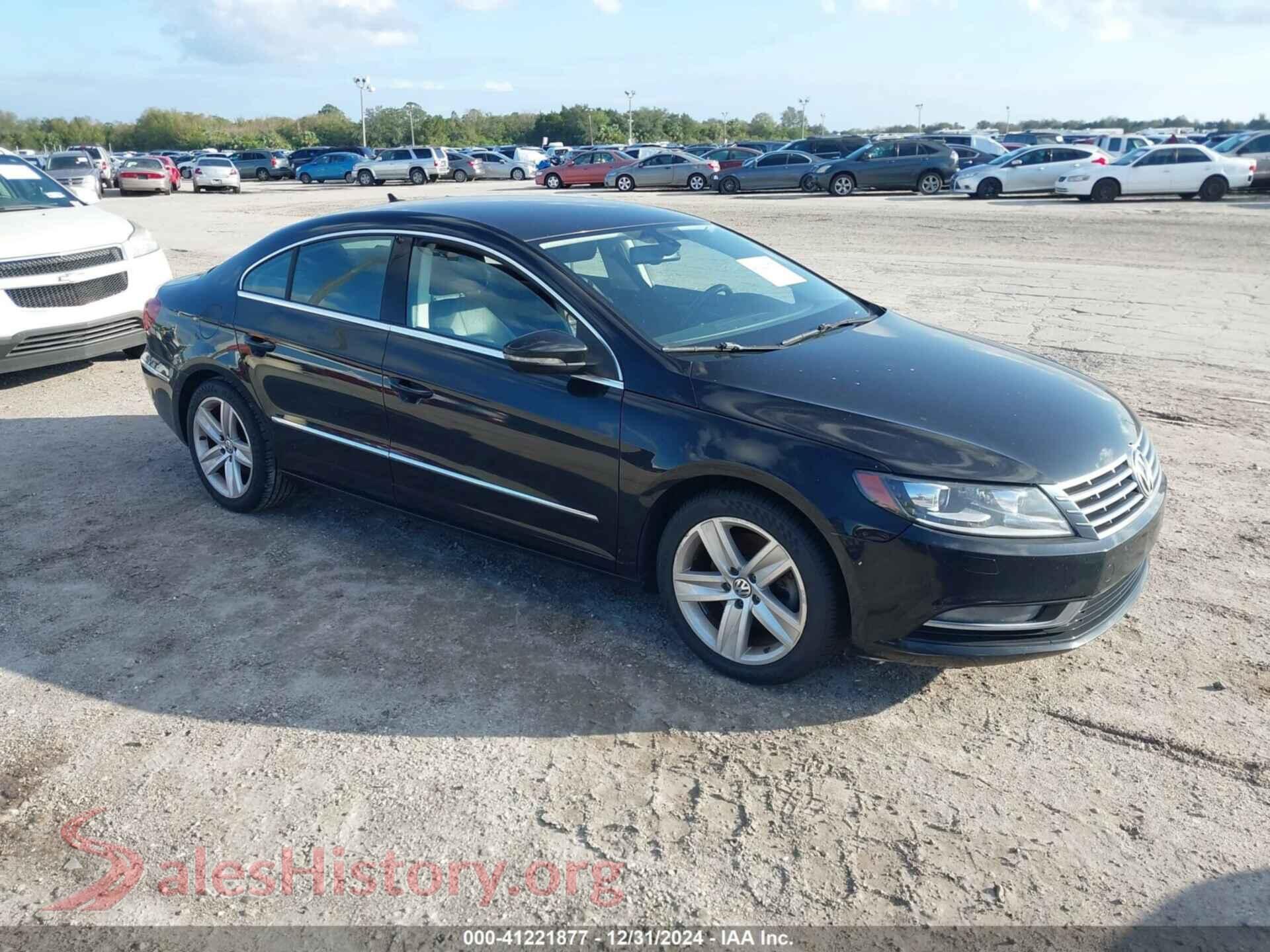 2013 VOLKSWAGEN CC — VIN WVWBP7ANXDE568210