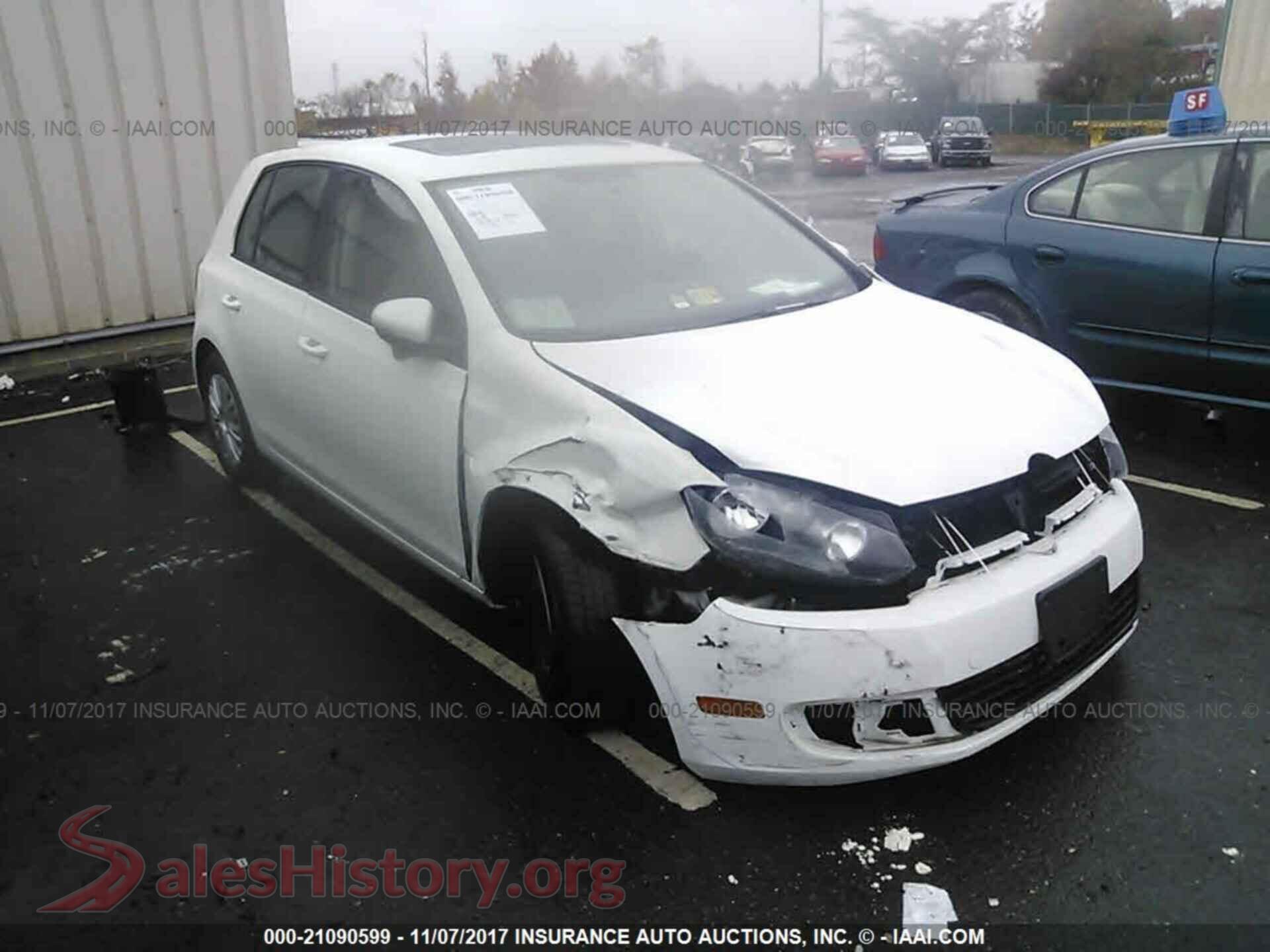 2012 Volkswagen Golf — VIN WVWDB7AJ7CW320395