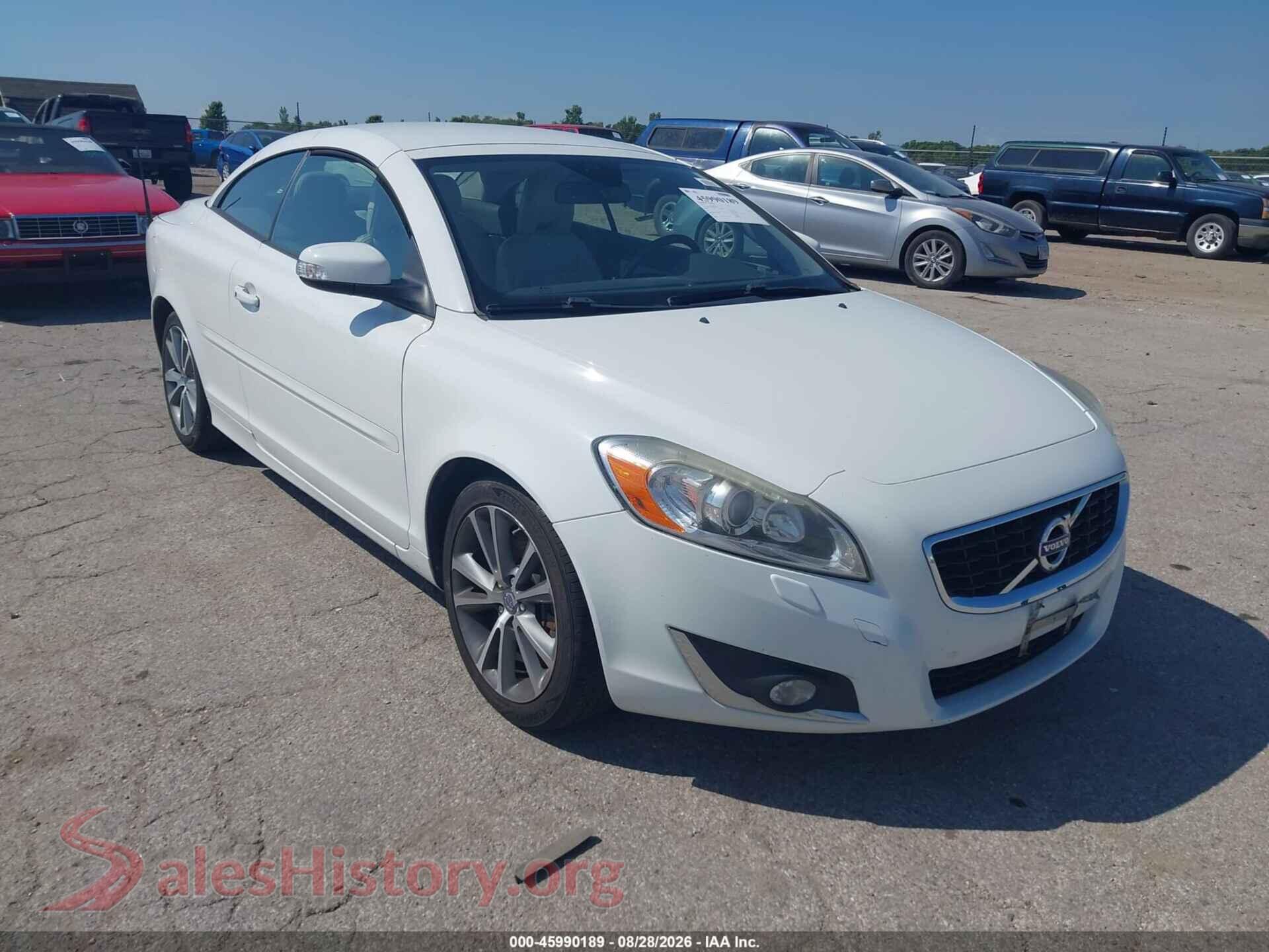 2013 VOLVO C70 — VIN YV1672MC3DJ142987
