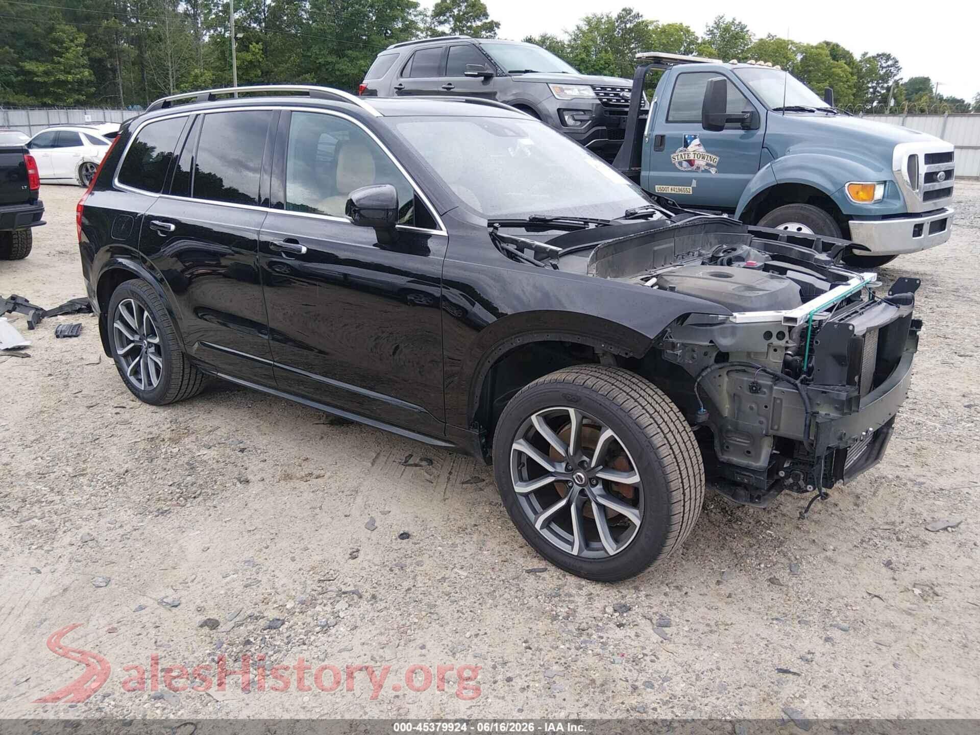 2019 VOLVO XC90 — VIN YV4A22PK0K1418506