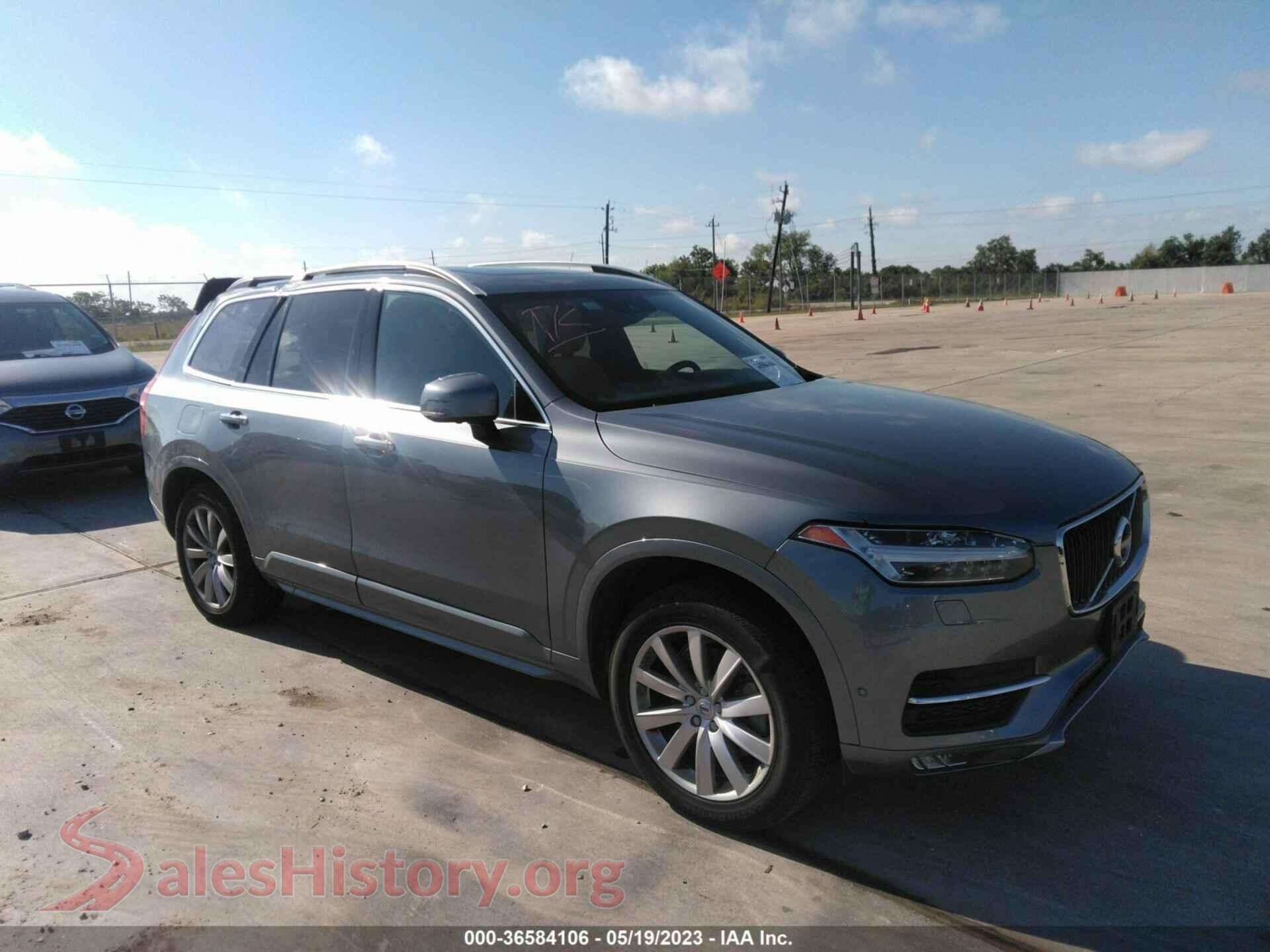 2018 VOLVO XC90 — VIN YV4A22PK9J1388274