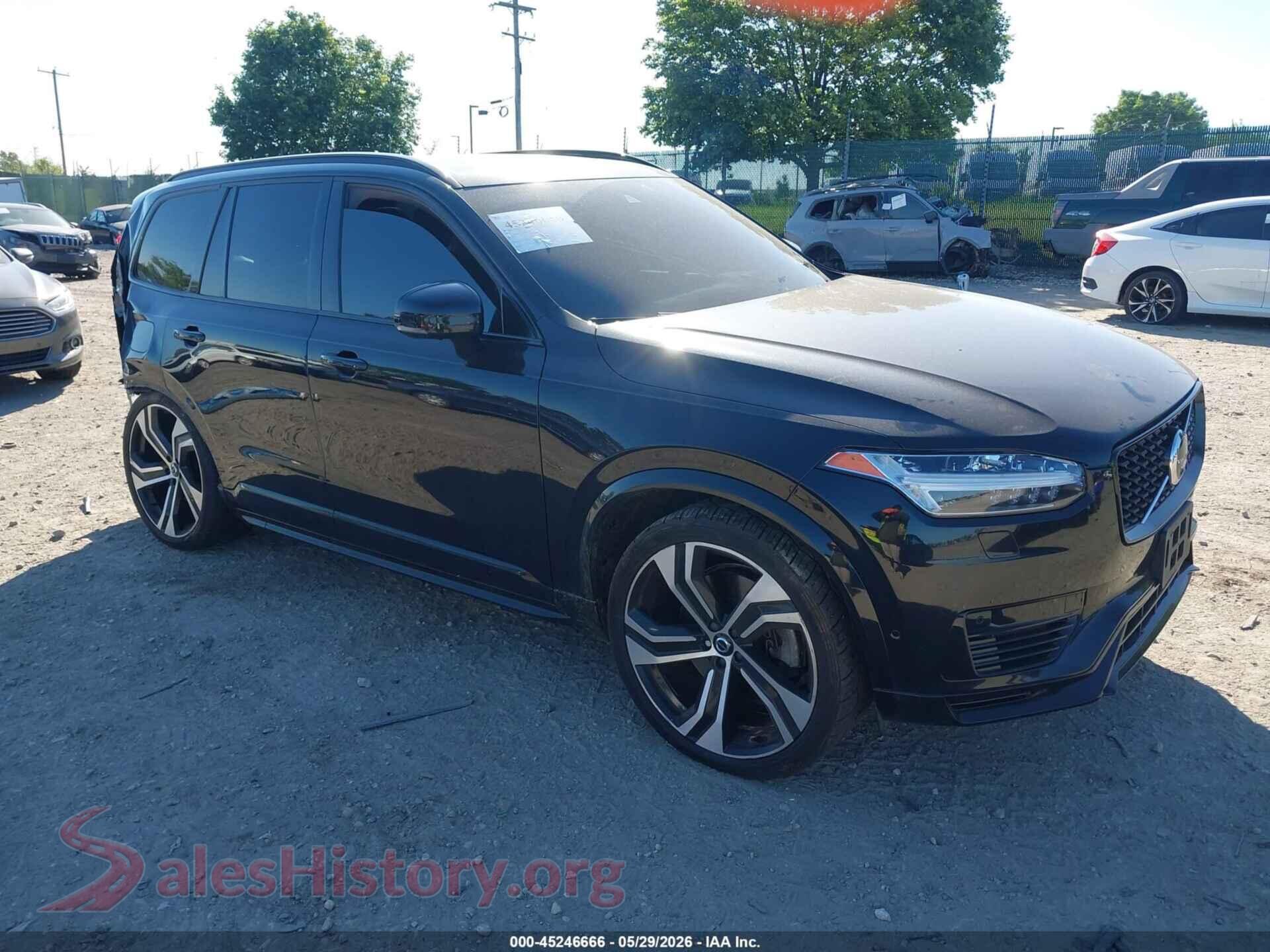 2022 VOLVO XC90 RECHARGE PLUG-IN HYBRID — VIN YV4BR0CM9N1783380