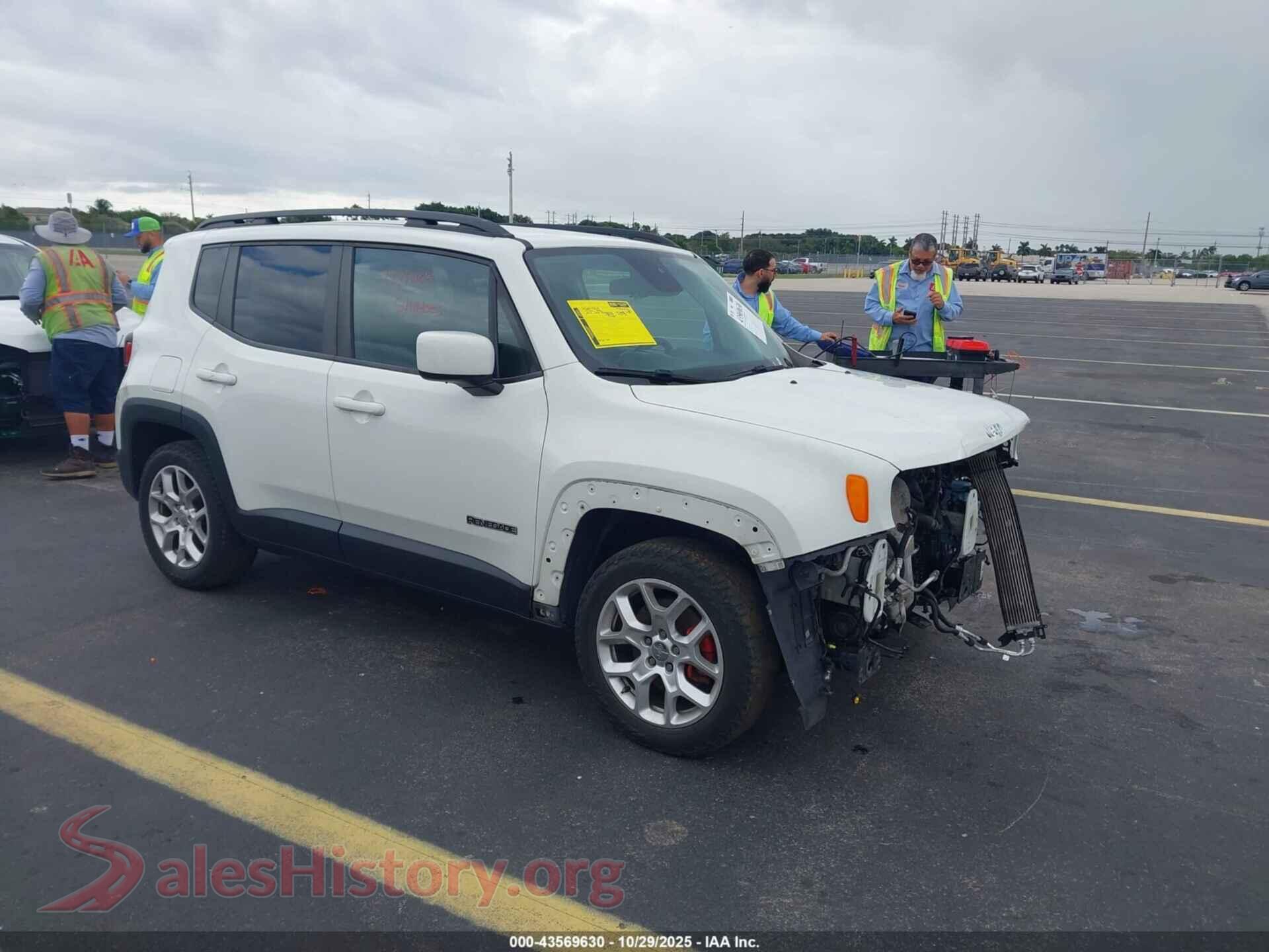 2018 JEEP RENEGADE — VIN ZACCJABB1JPG67931