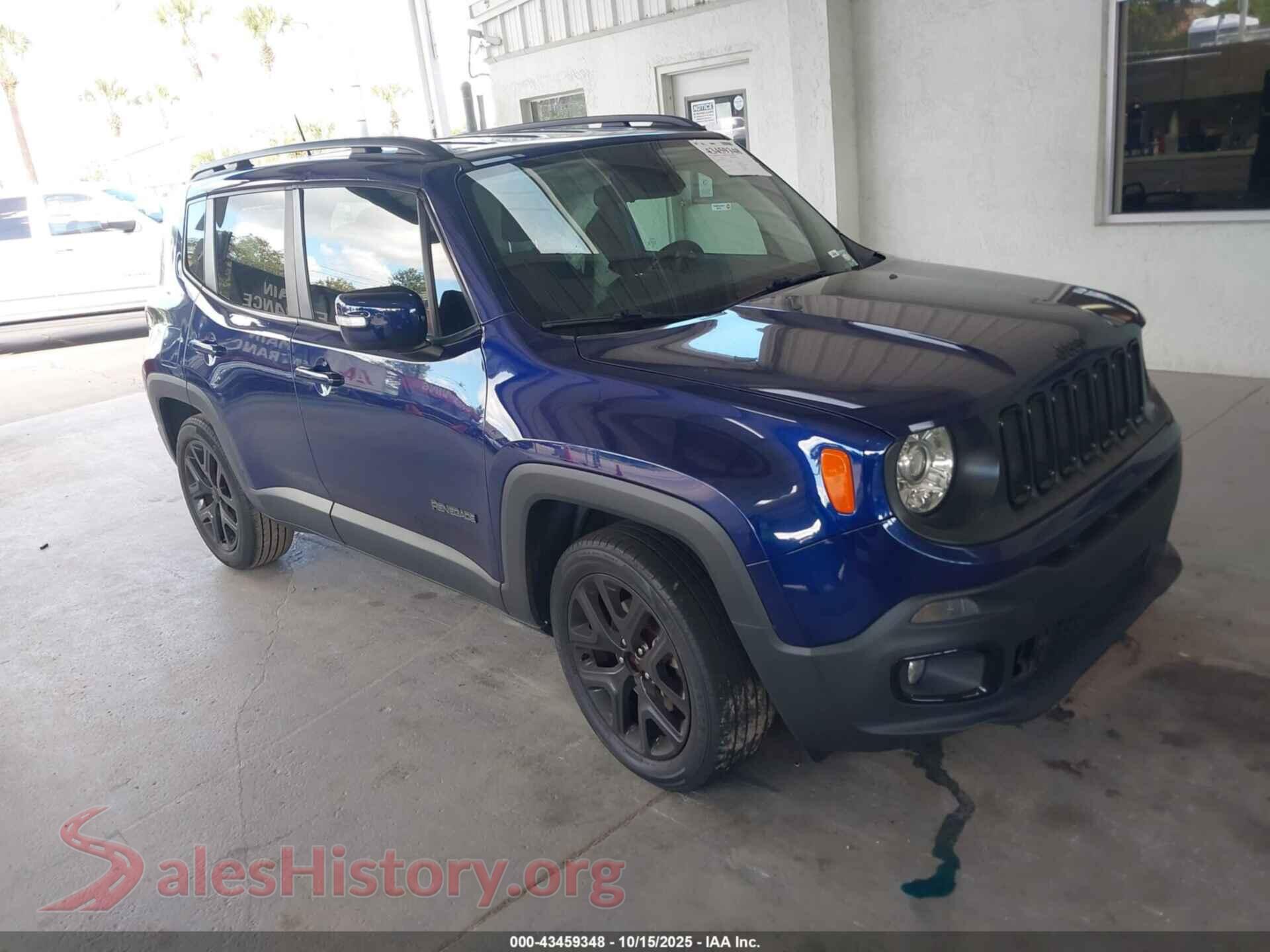2018 JEEP RENEGADE — VIN ZACCJABB9JPJ71899