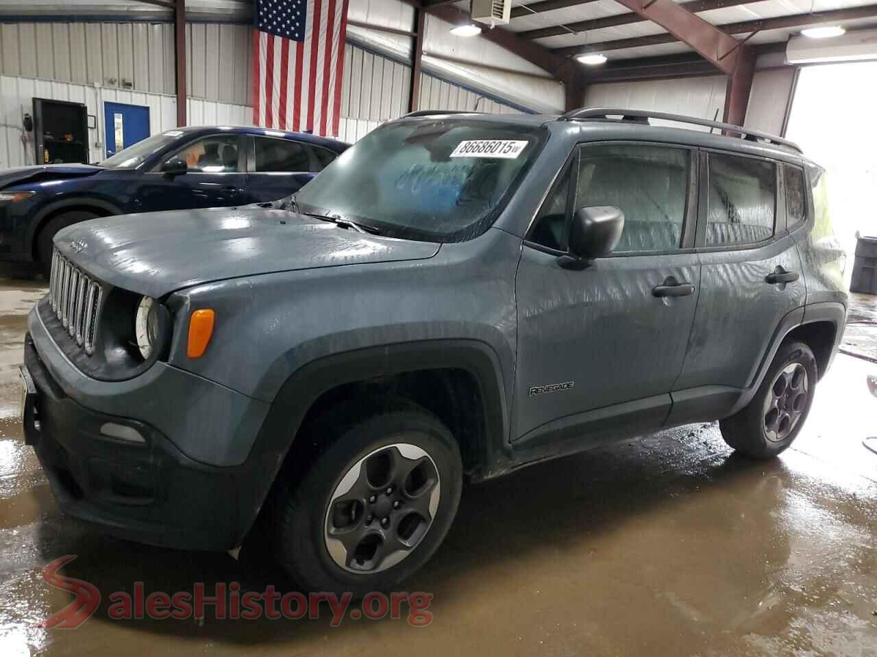 2018 JEEP RENEGADE — VIN ZACCJBAB8JPH19398
