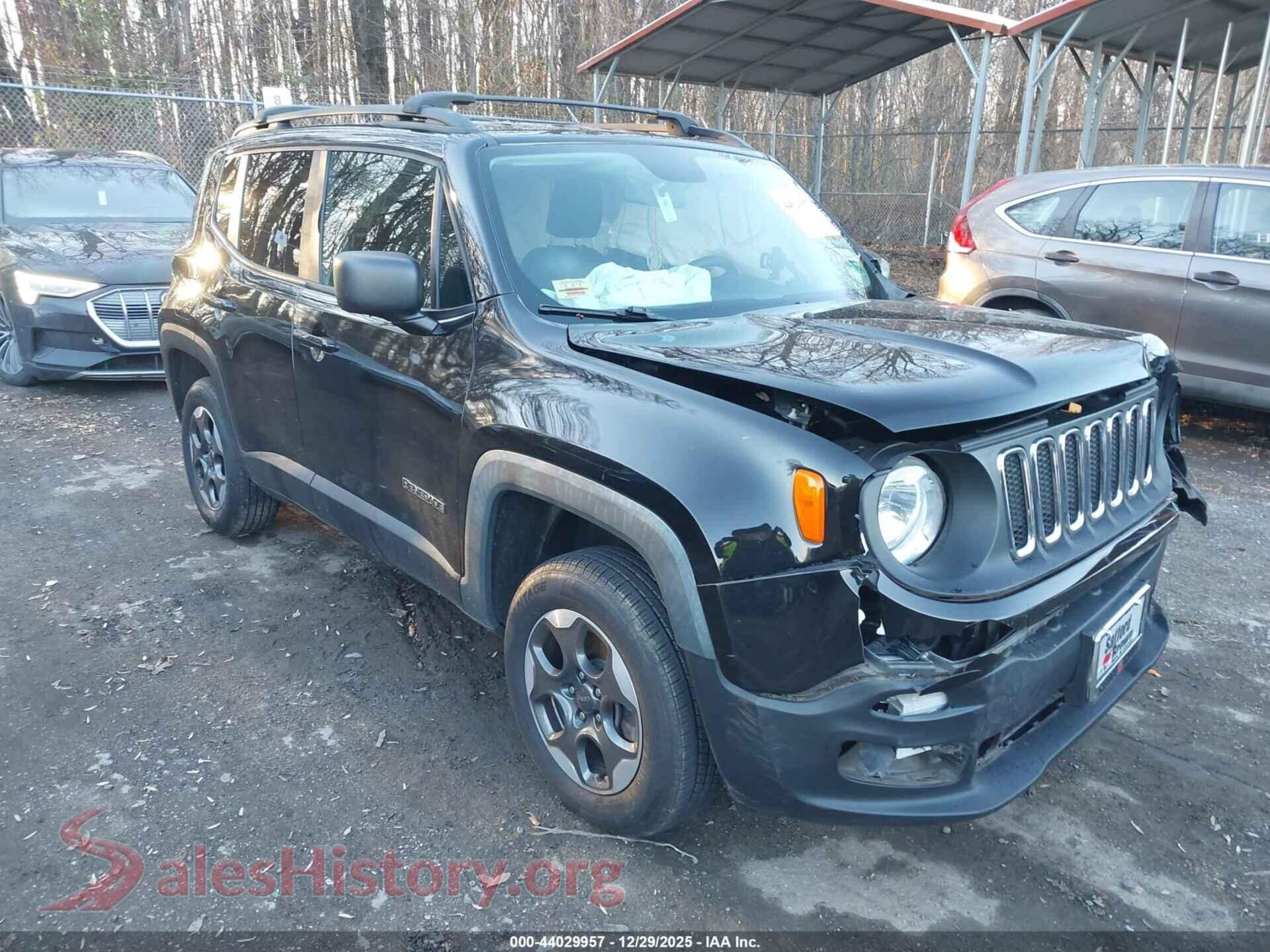 2017 JEEP RENEGADE — VIN ZACCJBABXHPG56167