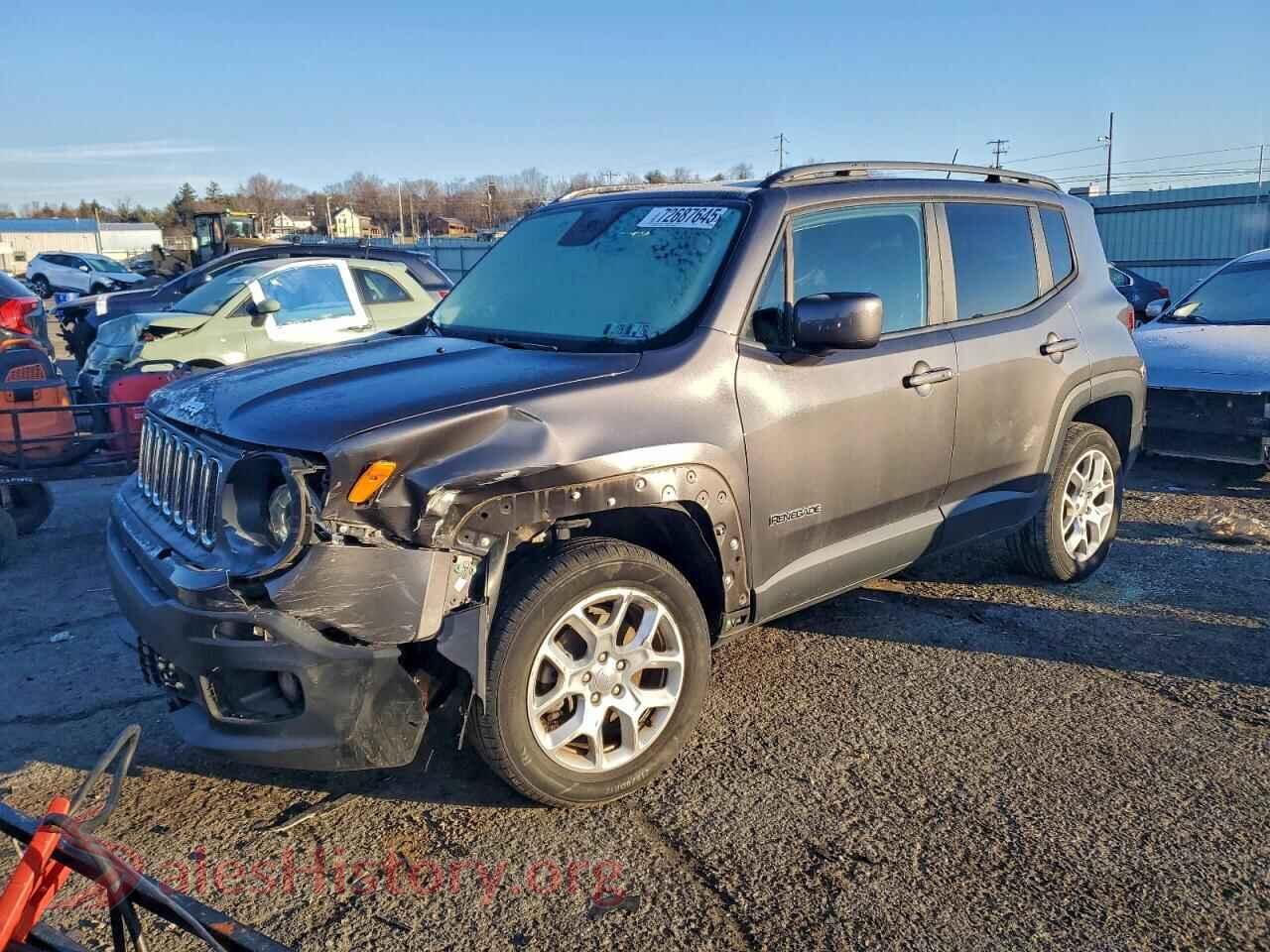 2017 JEEP RENEGADE — VIN ZACCJBBB1HPF88761