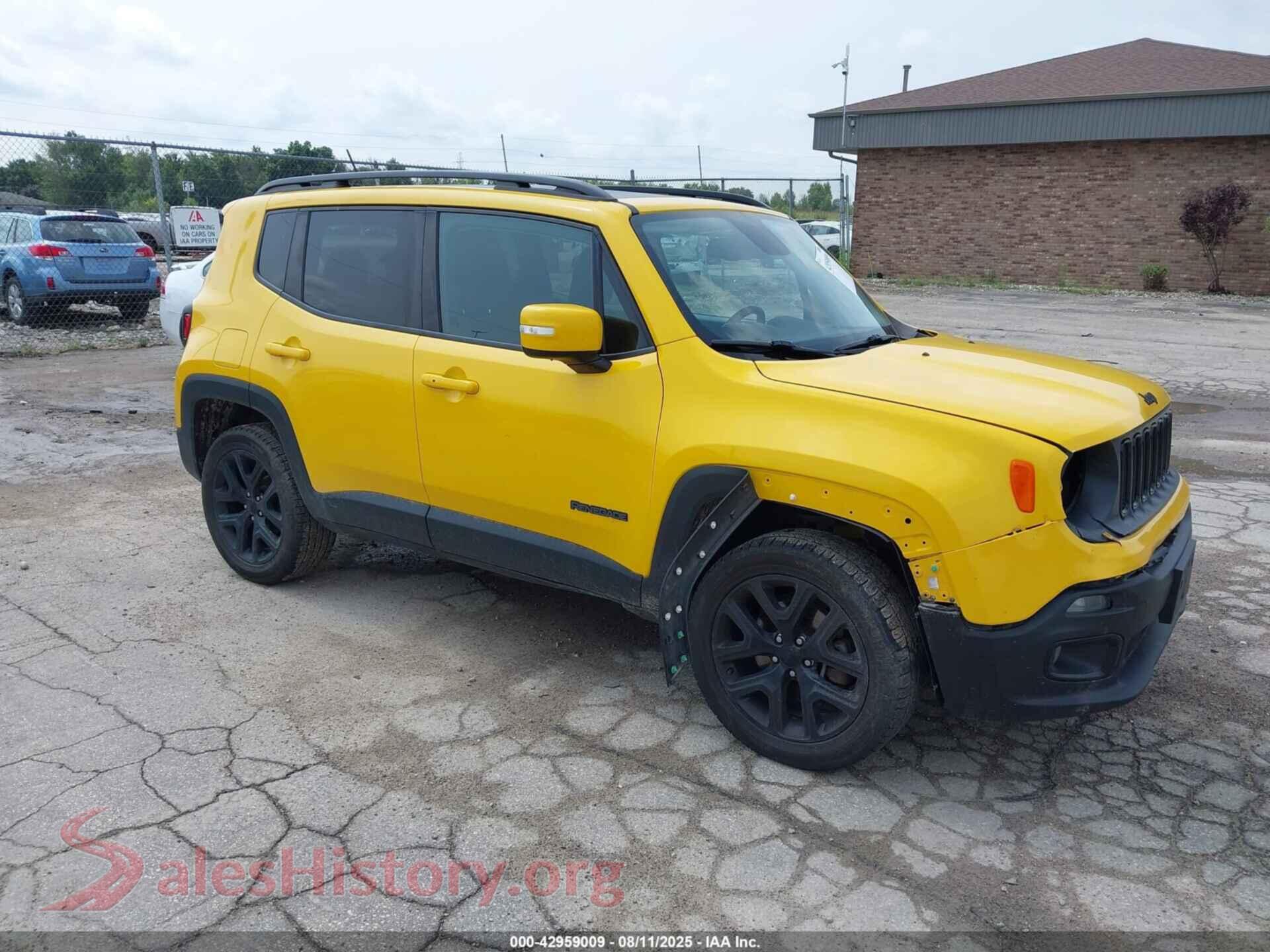 2017 JEEP RENEGADE — VIN ZACCJBBB2HPF58927