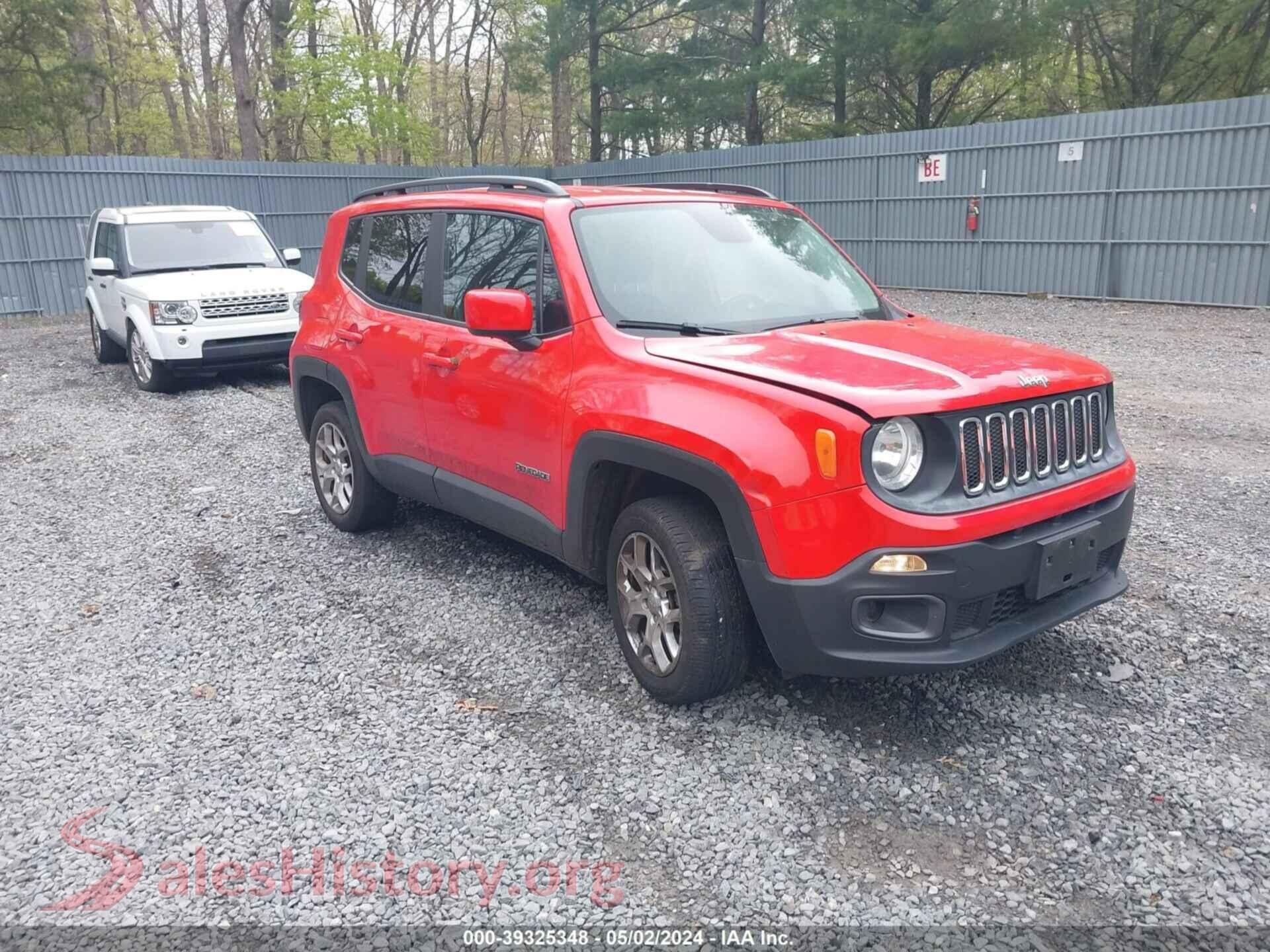 2017 JEEP RENEGADE — VIN ZACCJBBB3HPE92906