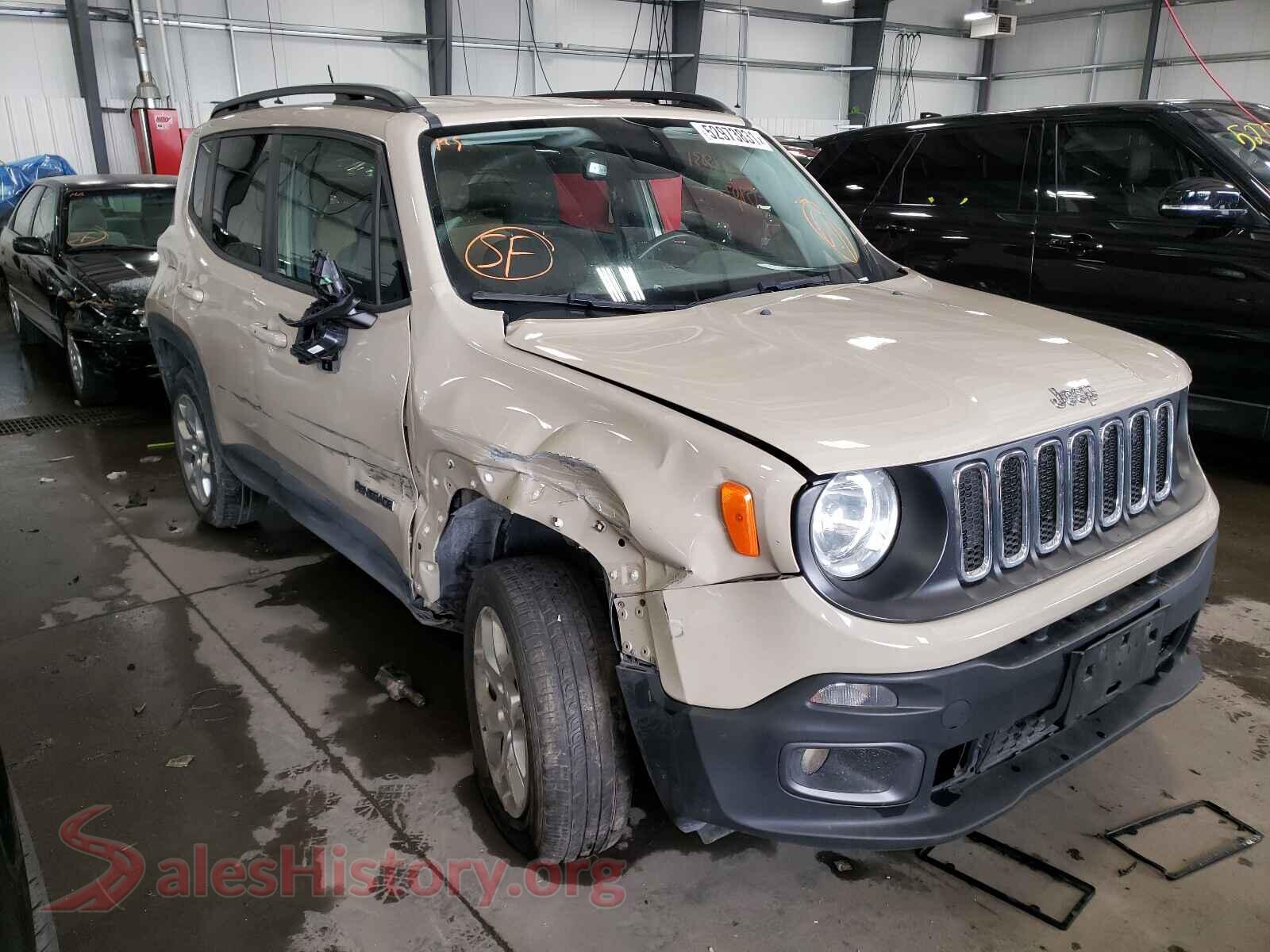 2016 JEEP RENEGADE — VIN ZACCJBBT1GPD32868