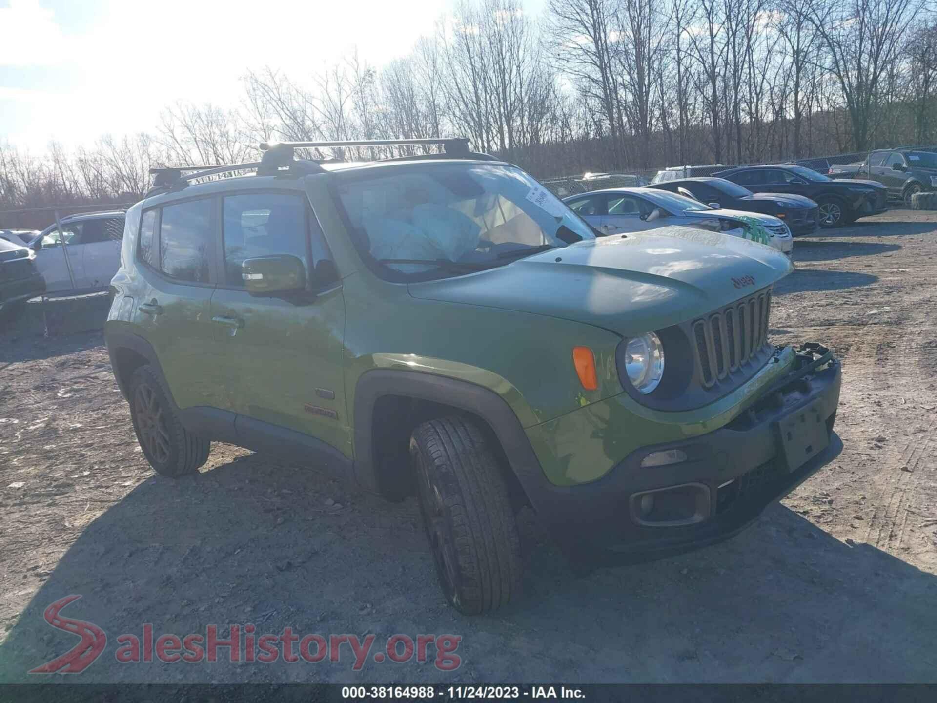 2016 JEEP RENEGADE — VIN ZACCJBBT3GPC65965