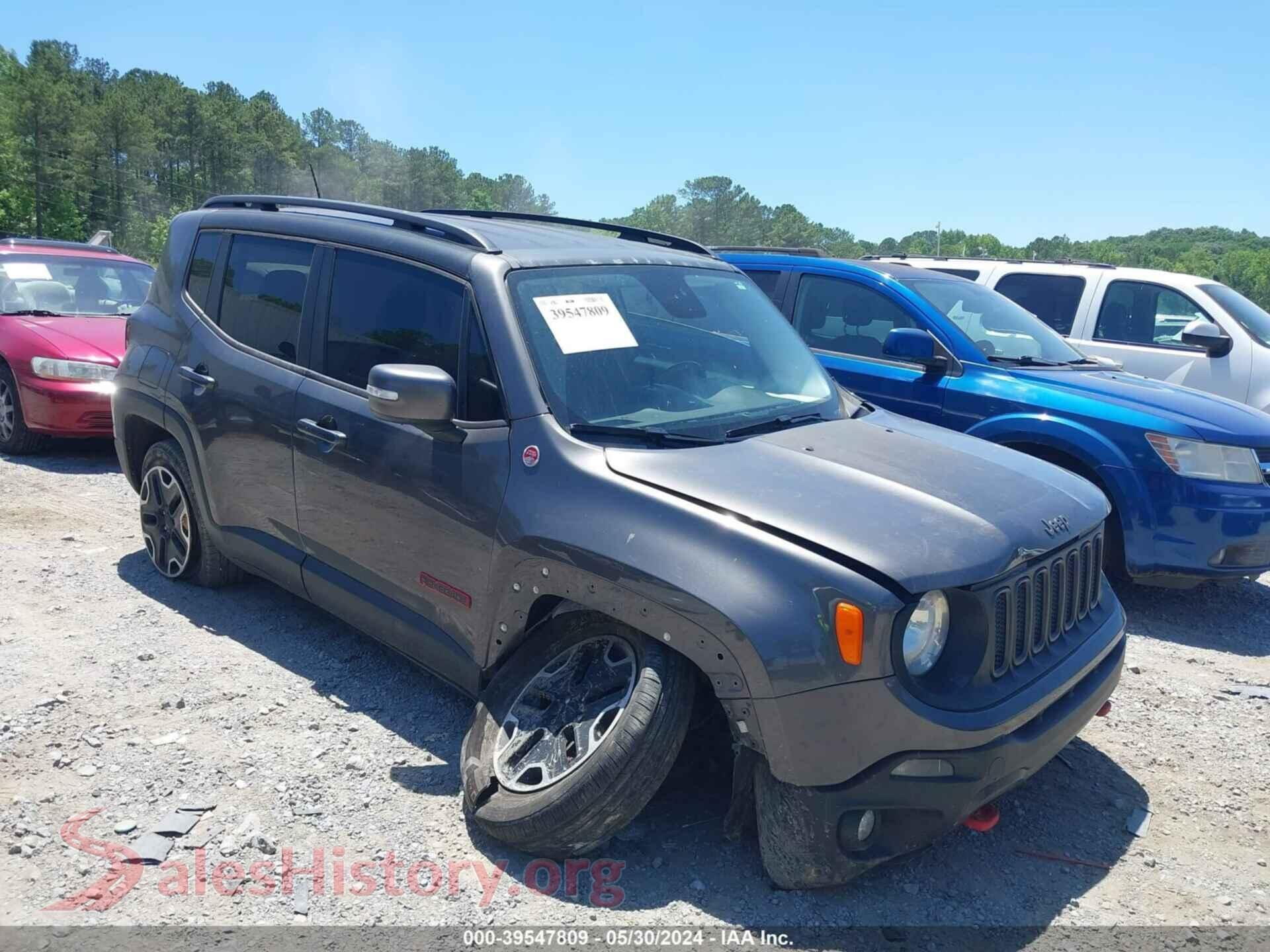 2017 JEEP RENEGADE — VIN ZACCJBCB1HPG40923