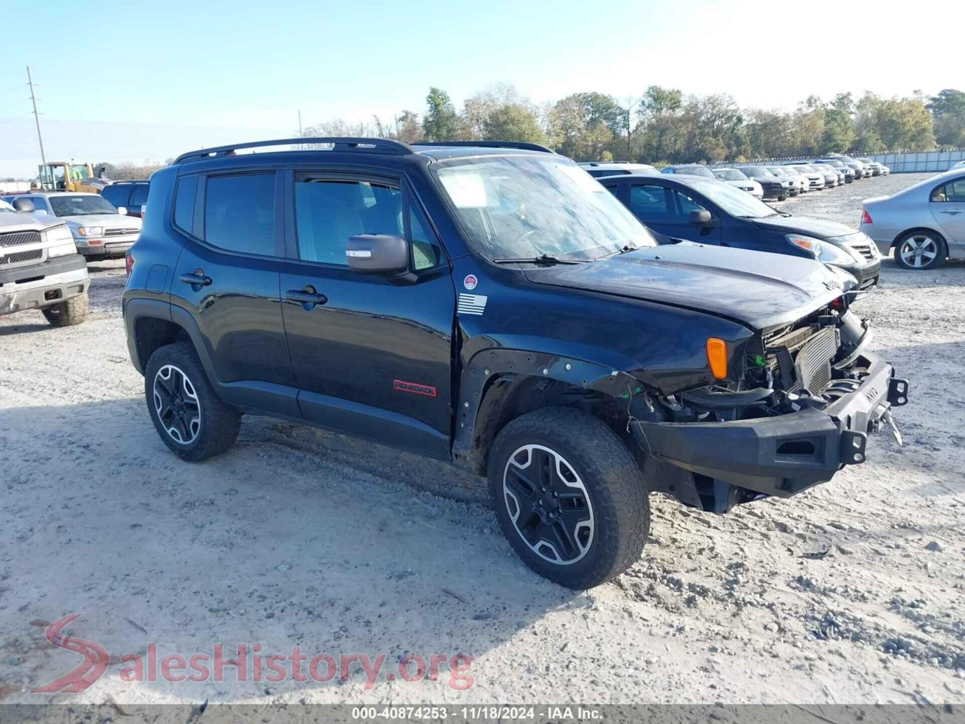 2017 JEEP RENEGADE — VIN ZACCJBCB3HPE74291