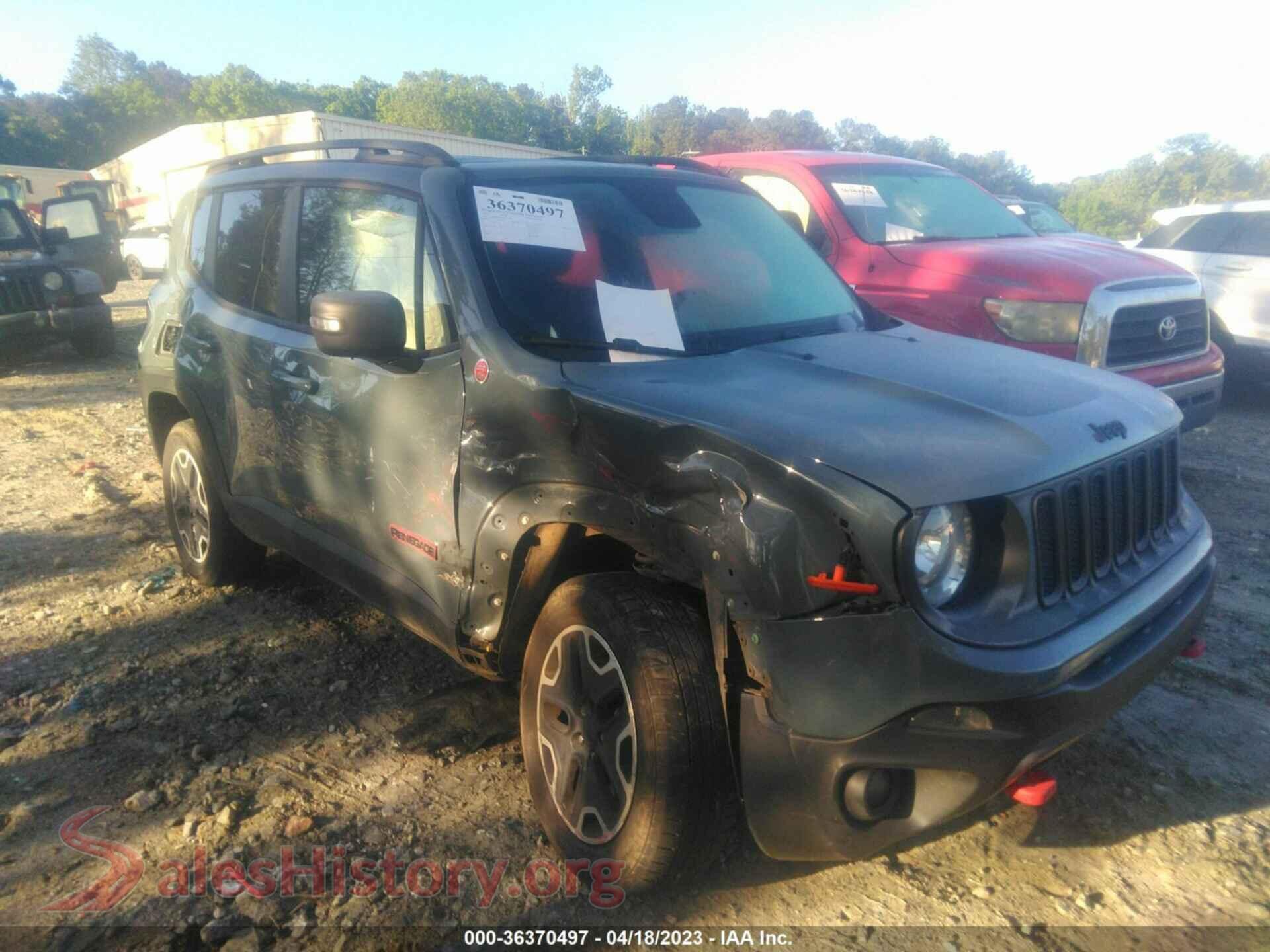 2016 JEEP RENEGADE — VIN ZACCJBCT1GPE13786