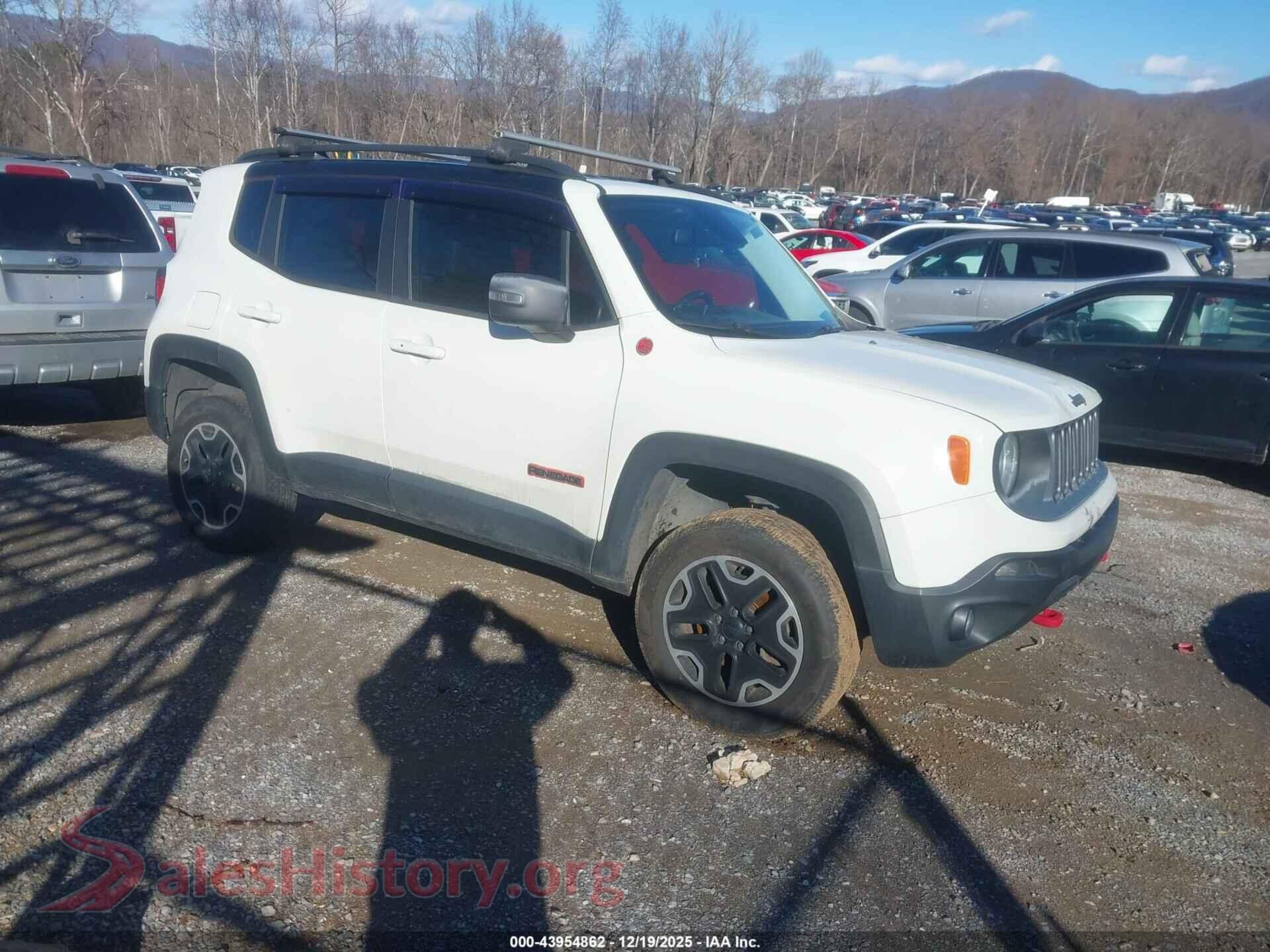 2016 JEEP RENEGADE — VIN ZACCJBCT2GPD18086