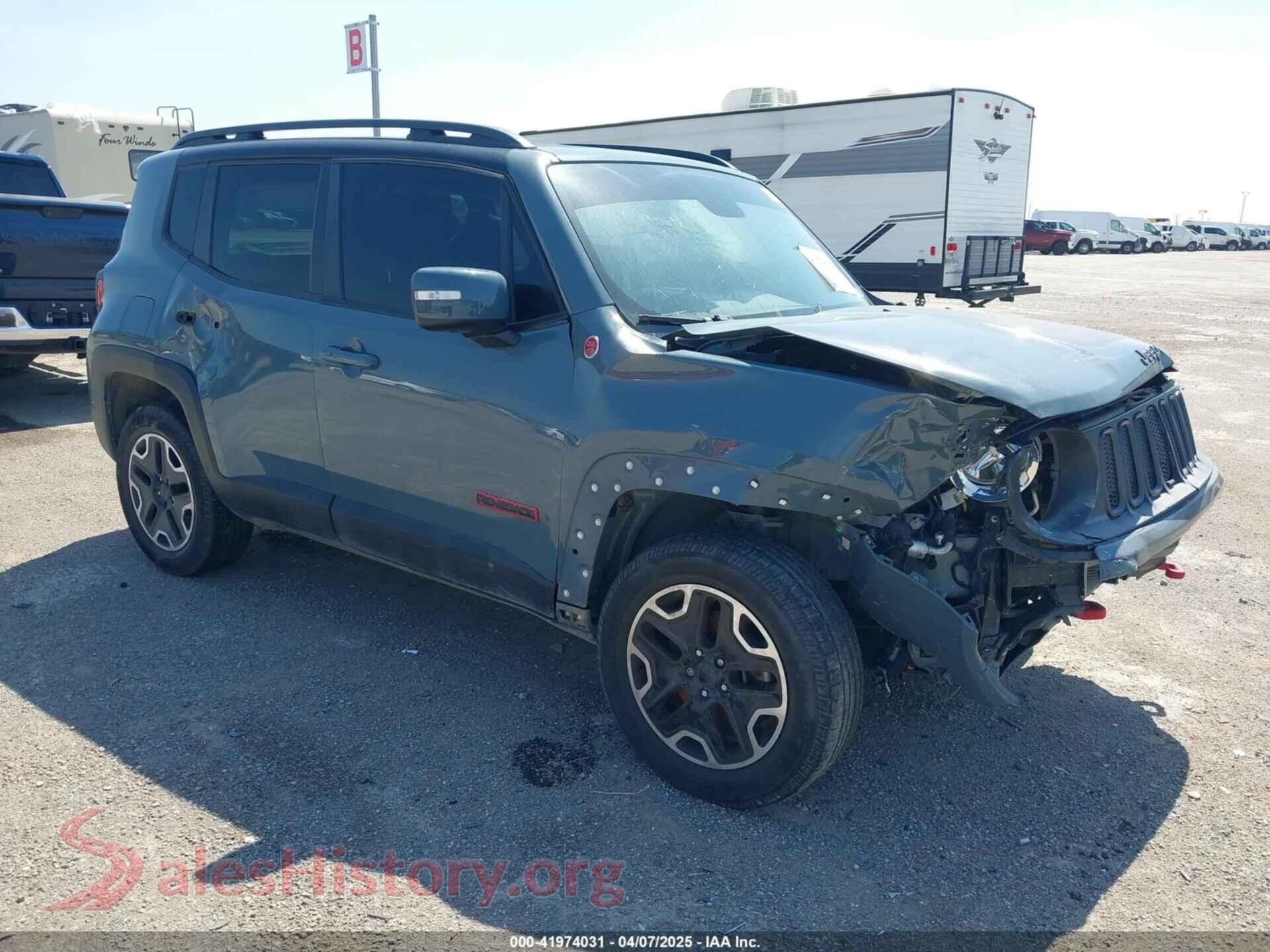 2016 JEEP RENEGADE — VIN ZACCJBCT2GPD30027