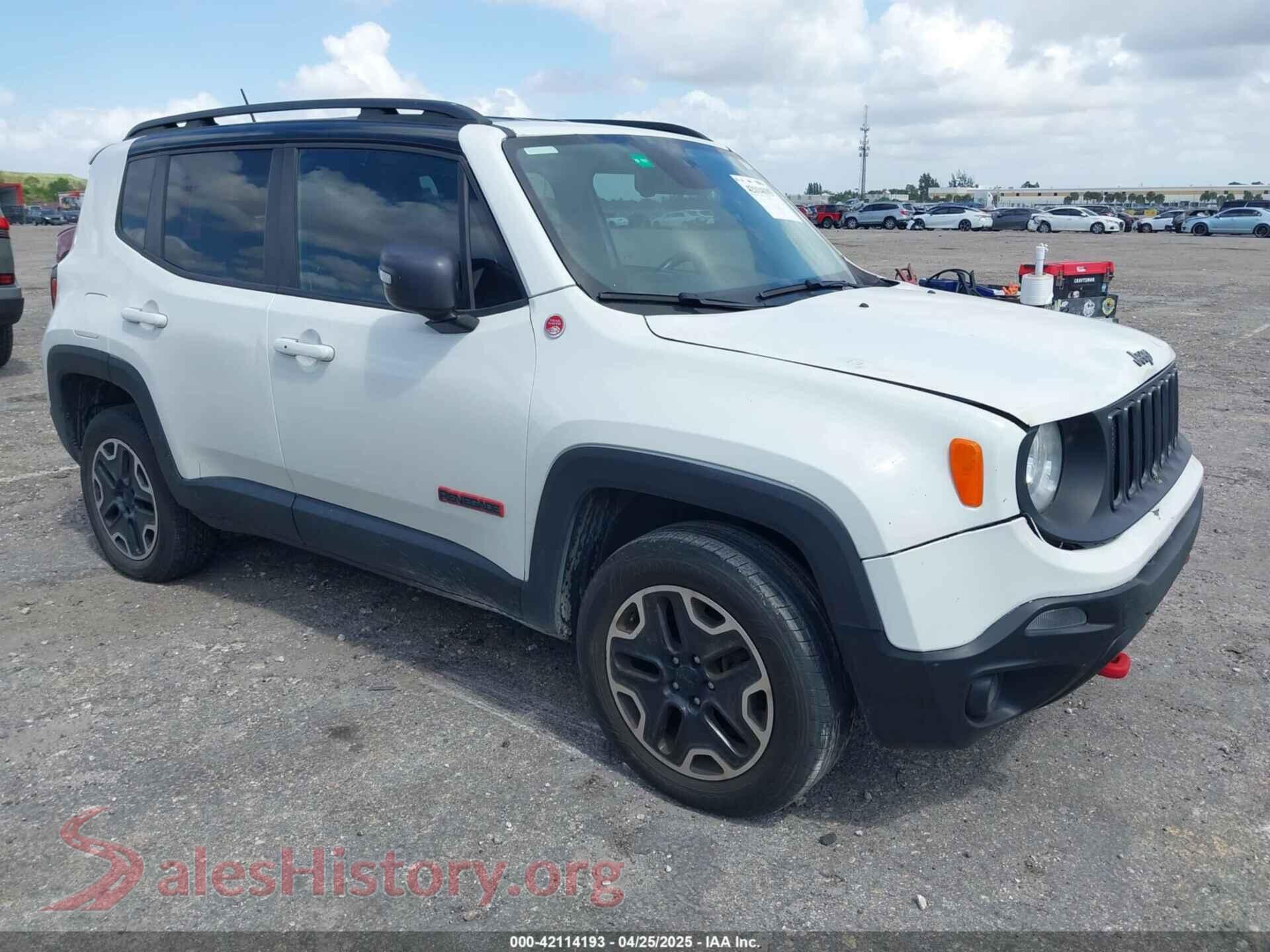 2016 JEEP RENEGADE — VIN ZACCJBCT3GPD77762
