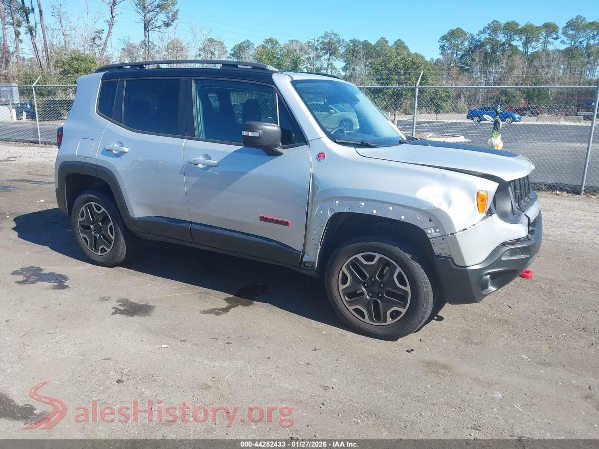 2016 JEEP RENEGADE — VIN ZACCJBCT7GPC91368