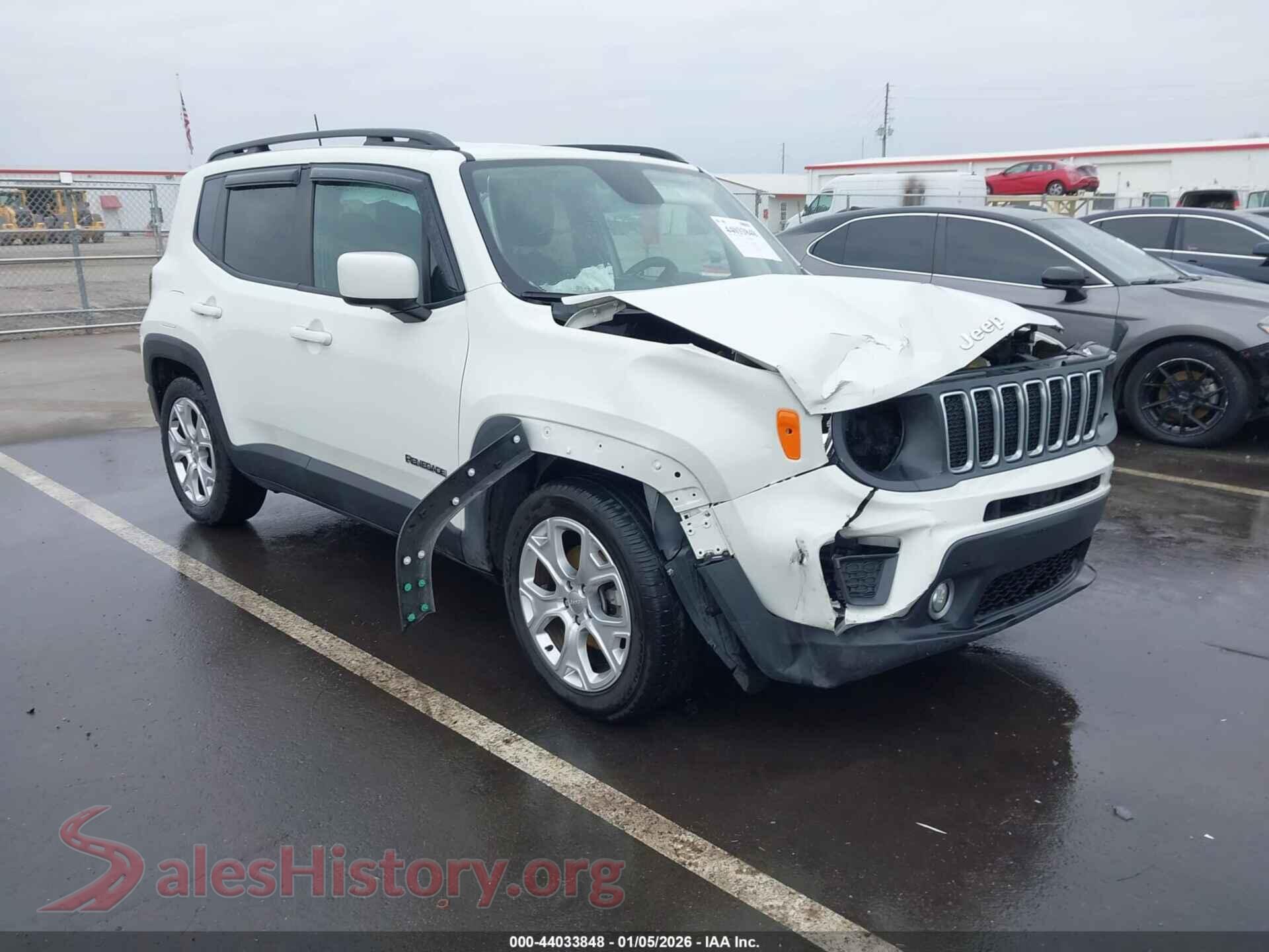 2019 JEEP RENEGADE — VIN ZACNJABB7KPJ75427