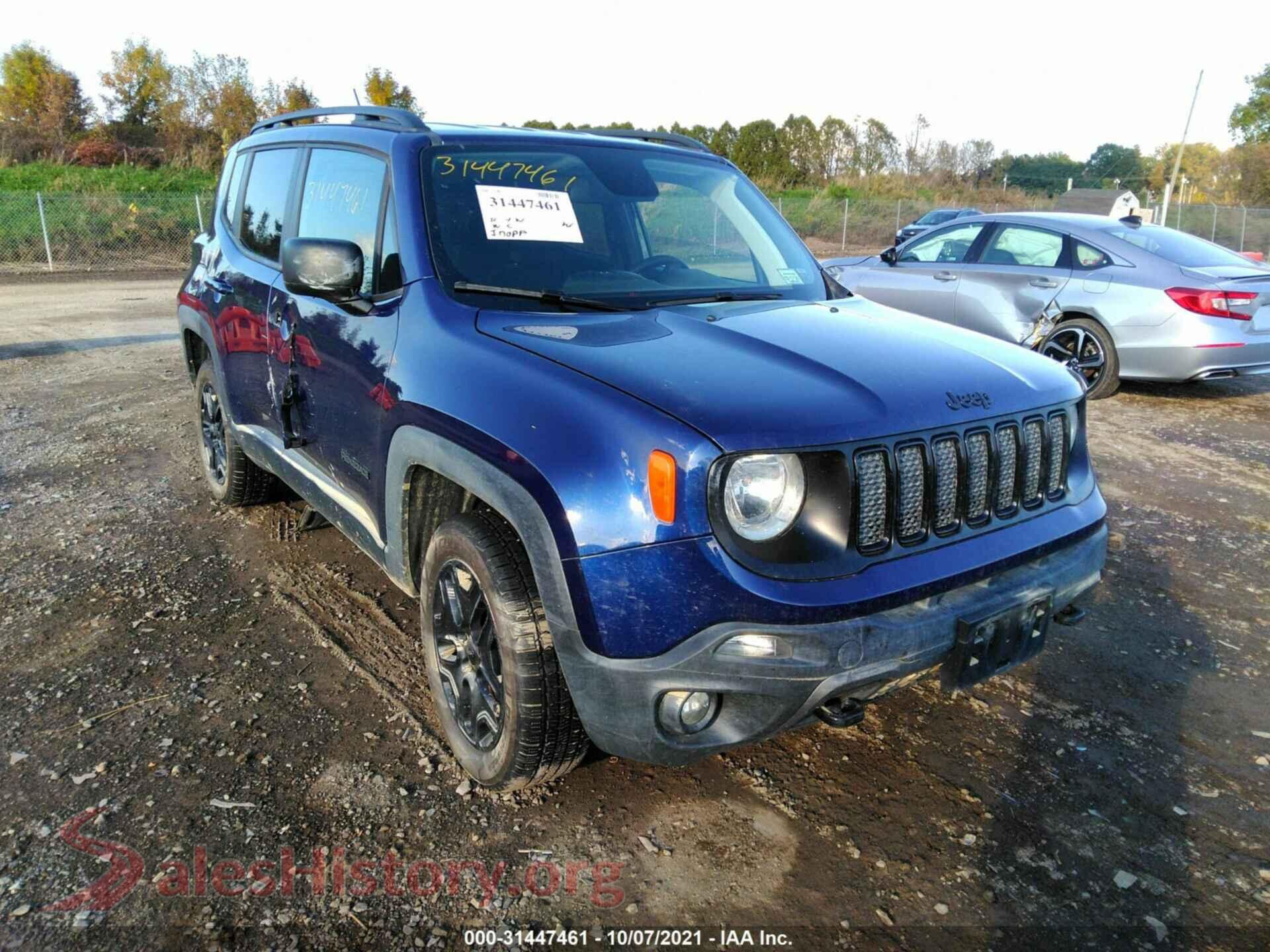 2019 JEEP RENEGADE — VIN ZACNJBAB8KPK79108