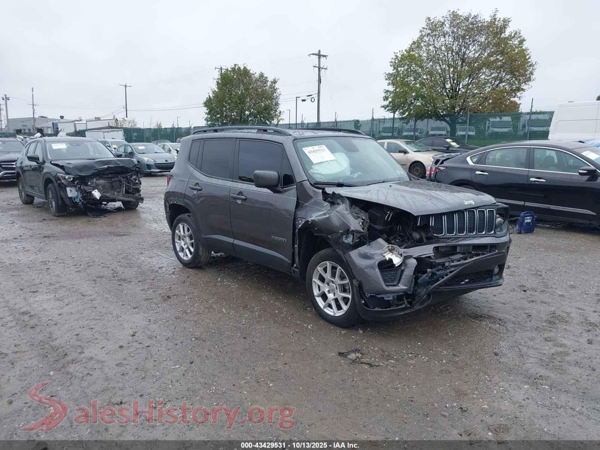 2019 JEEP RENEGADE — VIN ZACNJBBB0KPK53374