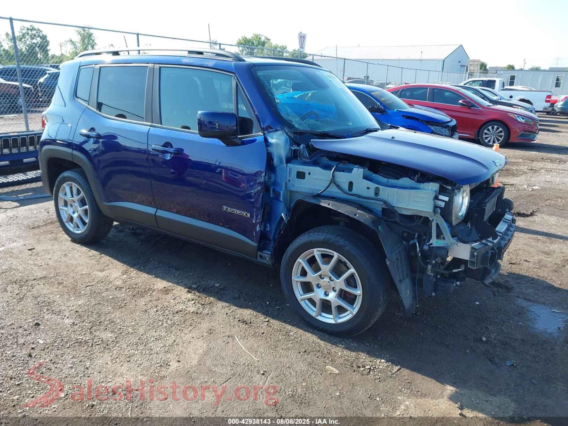 2020 JEEP RENEGADE — VIN ZACNJBBB0LPL20556