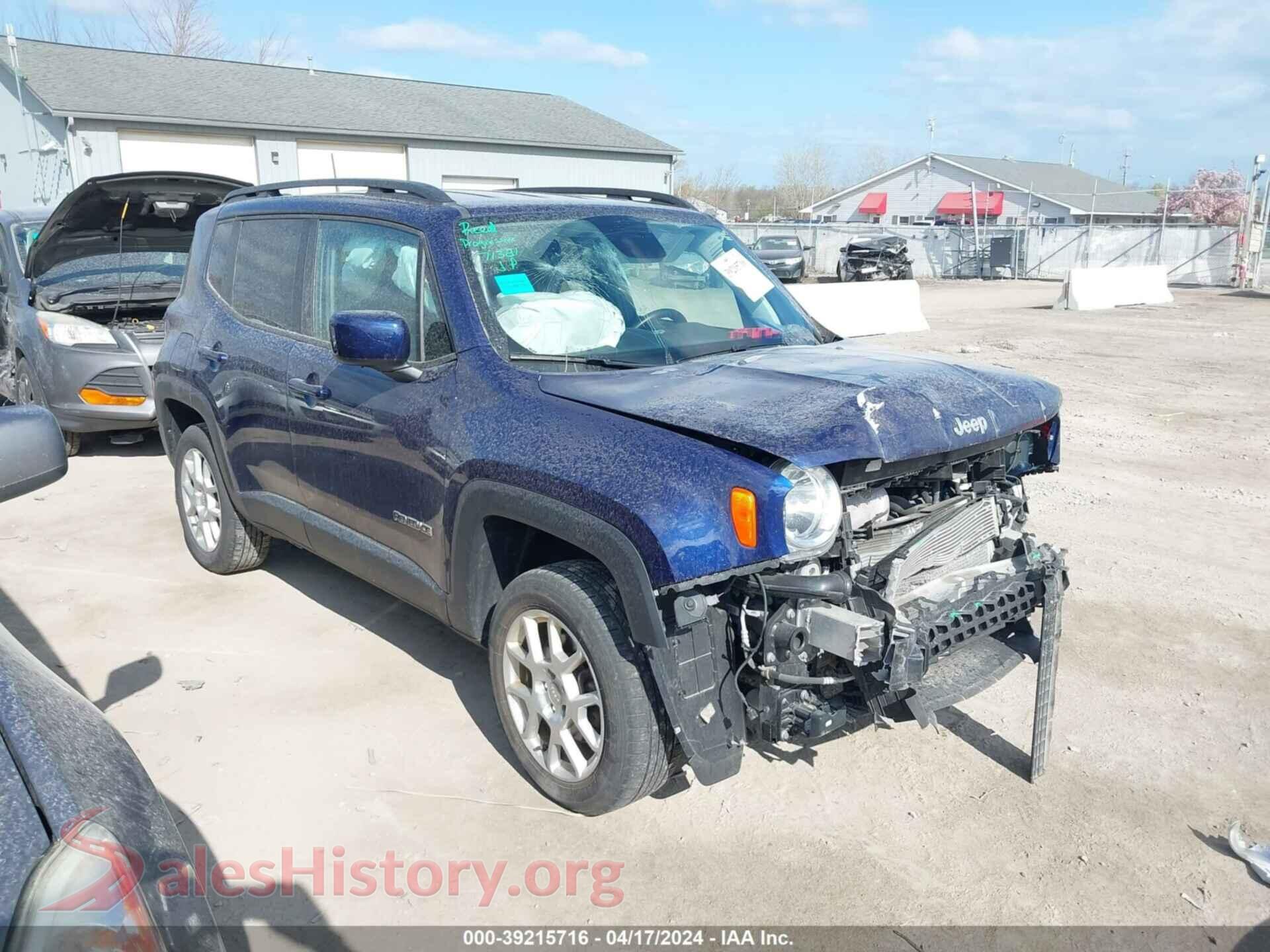 2019 JEEP RENEGADE — VIN ZACNJBBB7KPJ80200