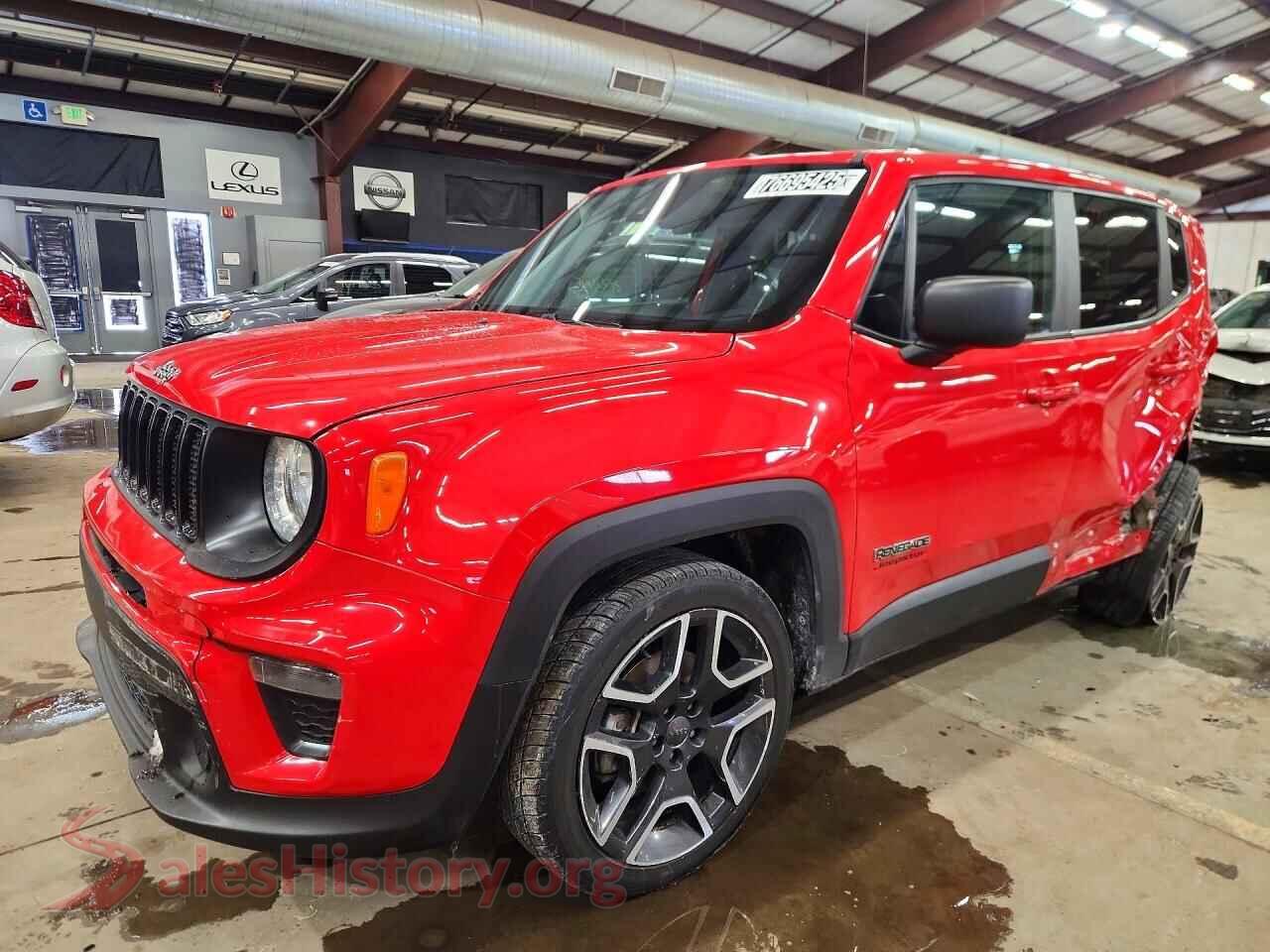 2021 JEEP RENEGADE — VIN ZACNJCAB6MPM78537