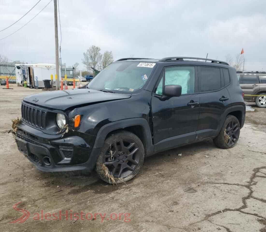 2021 JEEP RENEGADE — VIN ZACNJCBB4MPM96257