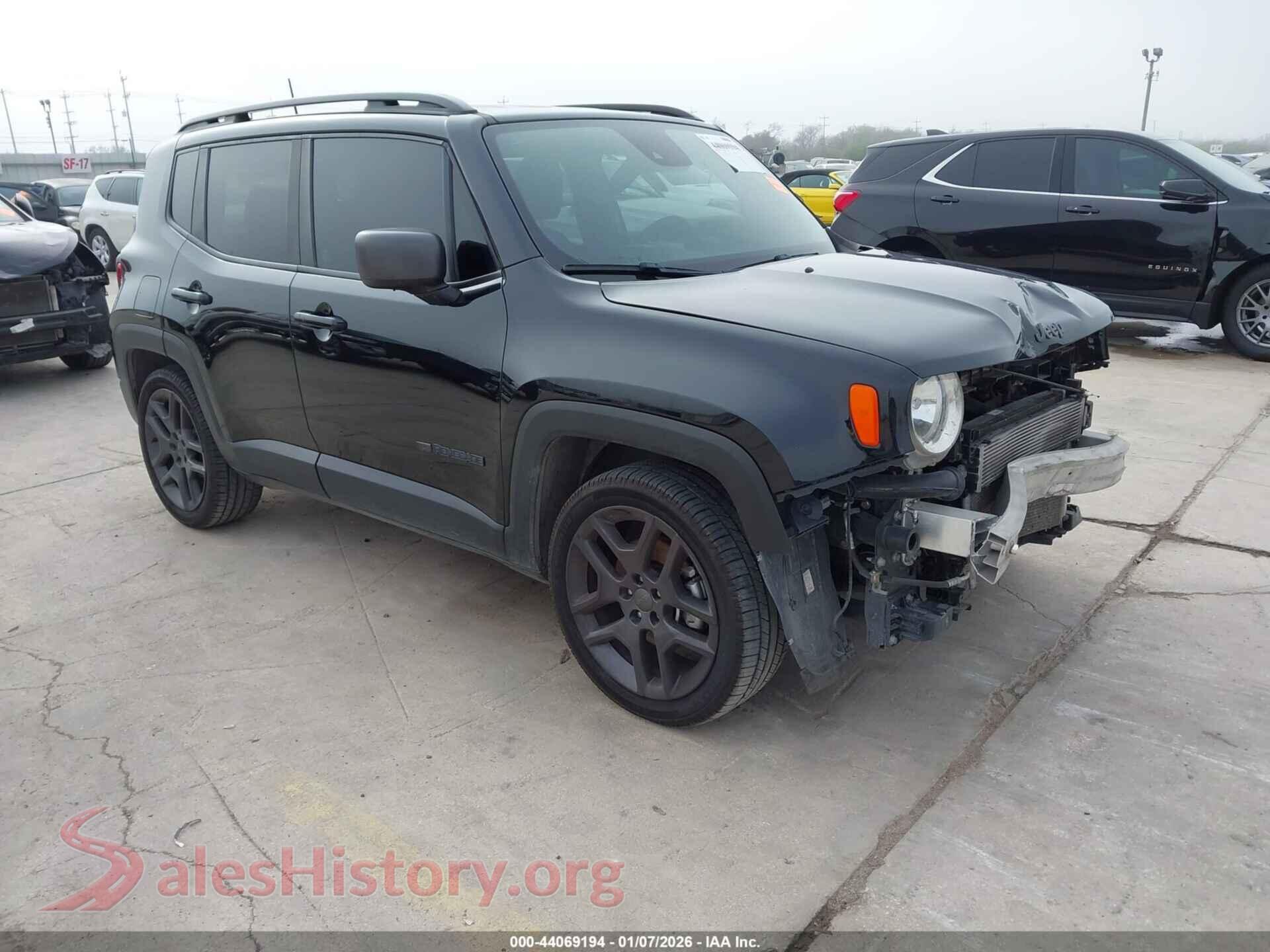 2021 JEEP RENEGADE — VIN ZACNJCBB9MPM52738