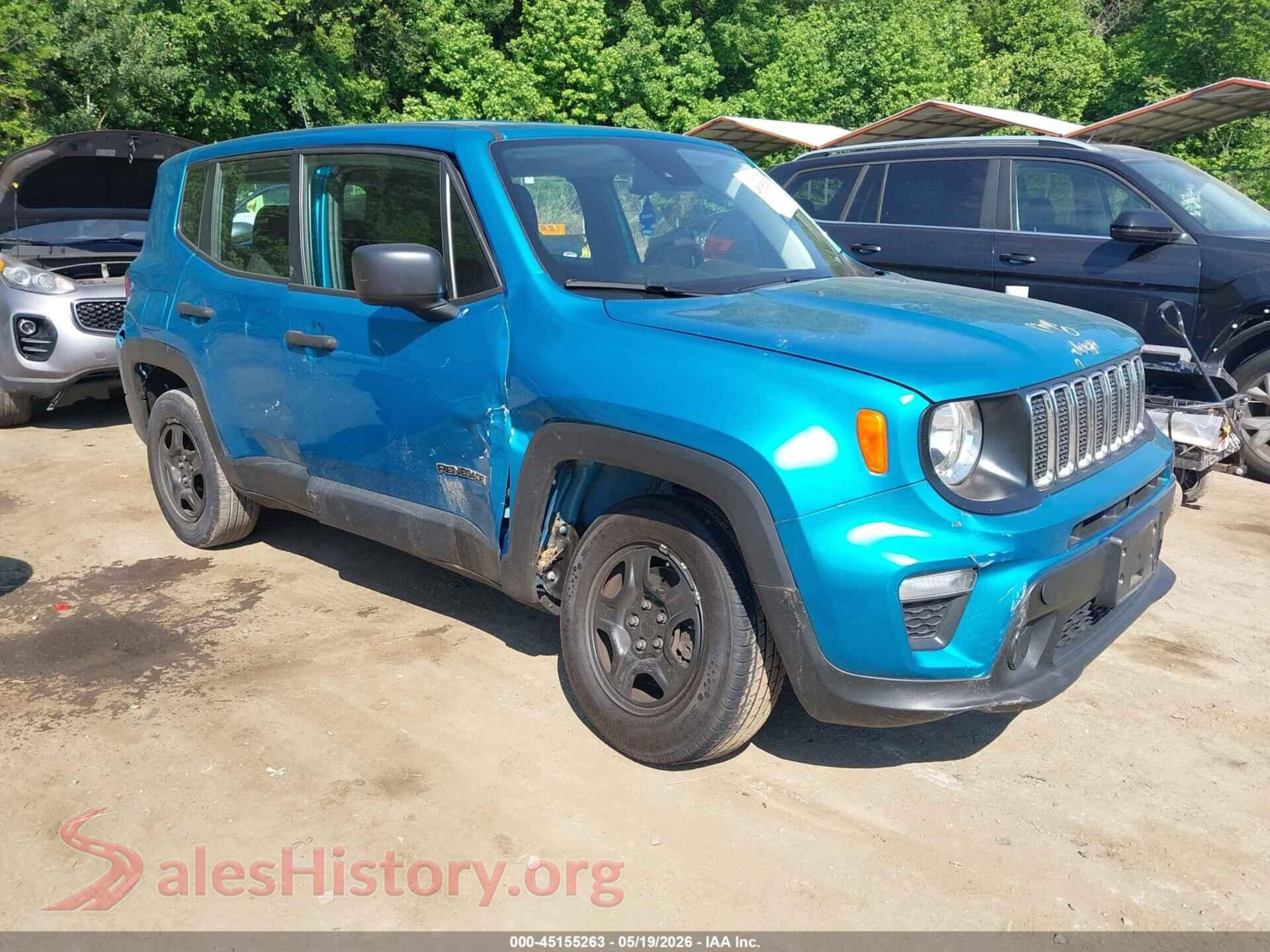 2021 JEEP RENEGADE — VIN ZACNJDAB3MPM17989