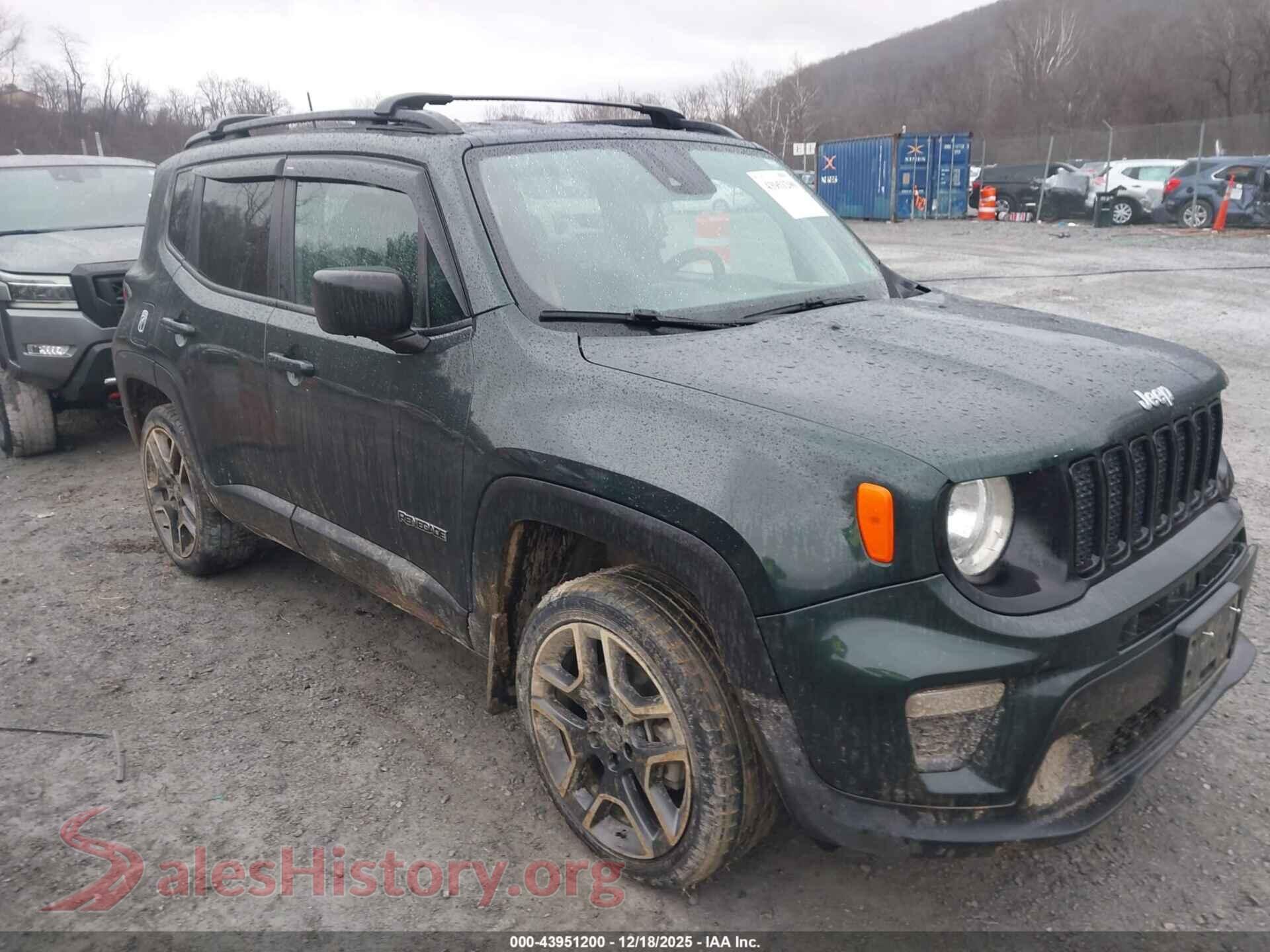 2021 JEEP RENEGADE — VIN ZACNJDAB7MPM30857