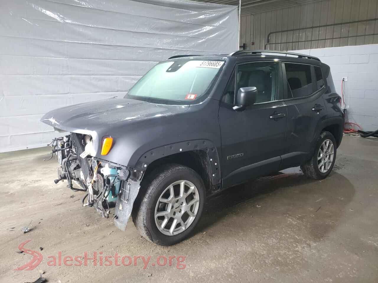 2022 JEEP RENEGADE — VIN ZACNJDB19NPN54345