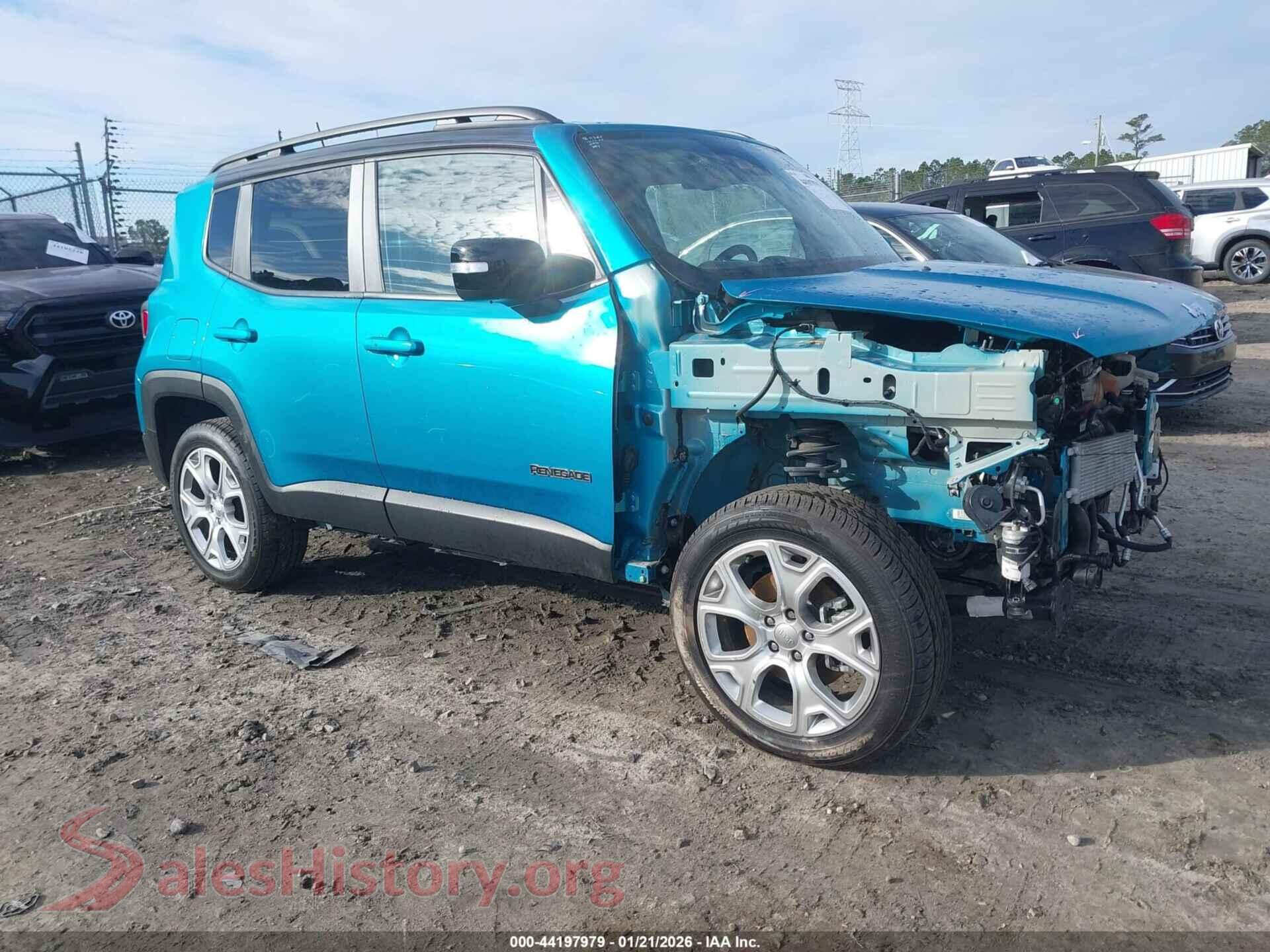 2022 JEEP RENEGADE — VIN ZACNJDD14NPN43749