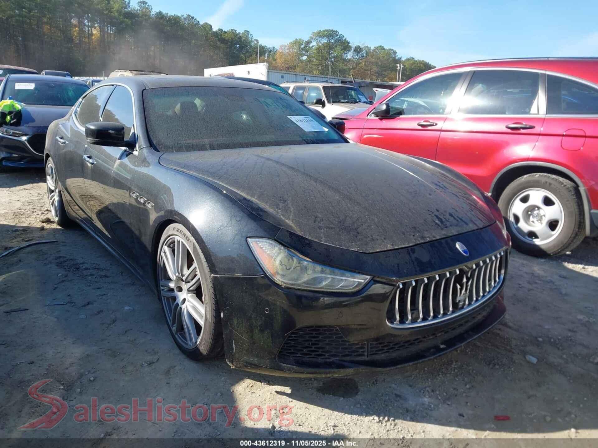 2015 MASERATI GHIBLI — VIN ZAM57RTA0F1131745