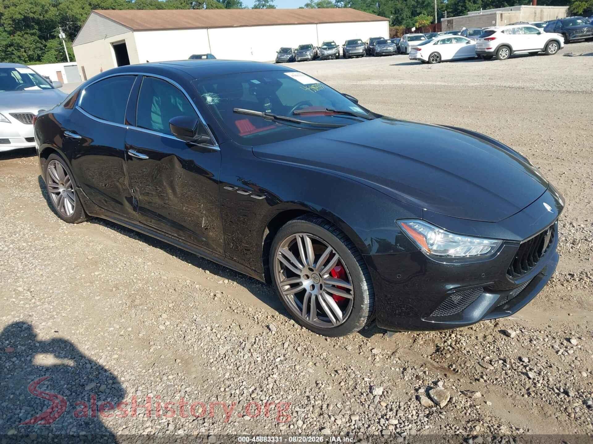 2022 MASERATI GHIBLI — VIN ZAM57YSM4NX399862