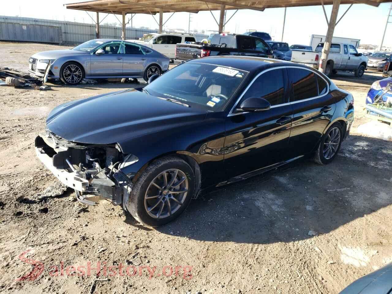 2018 ALFA ROMEO GIULIA — VIN ZARFAEBN5J7581748
