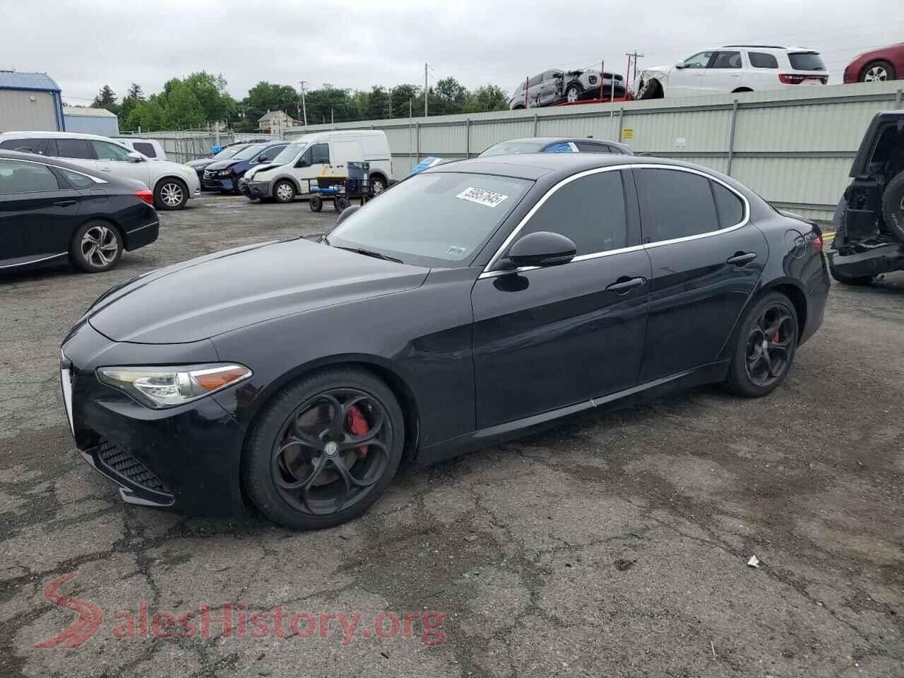 2018 ALFA ROMEO GIULIA — VIN ZARFAEBN7J7581475