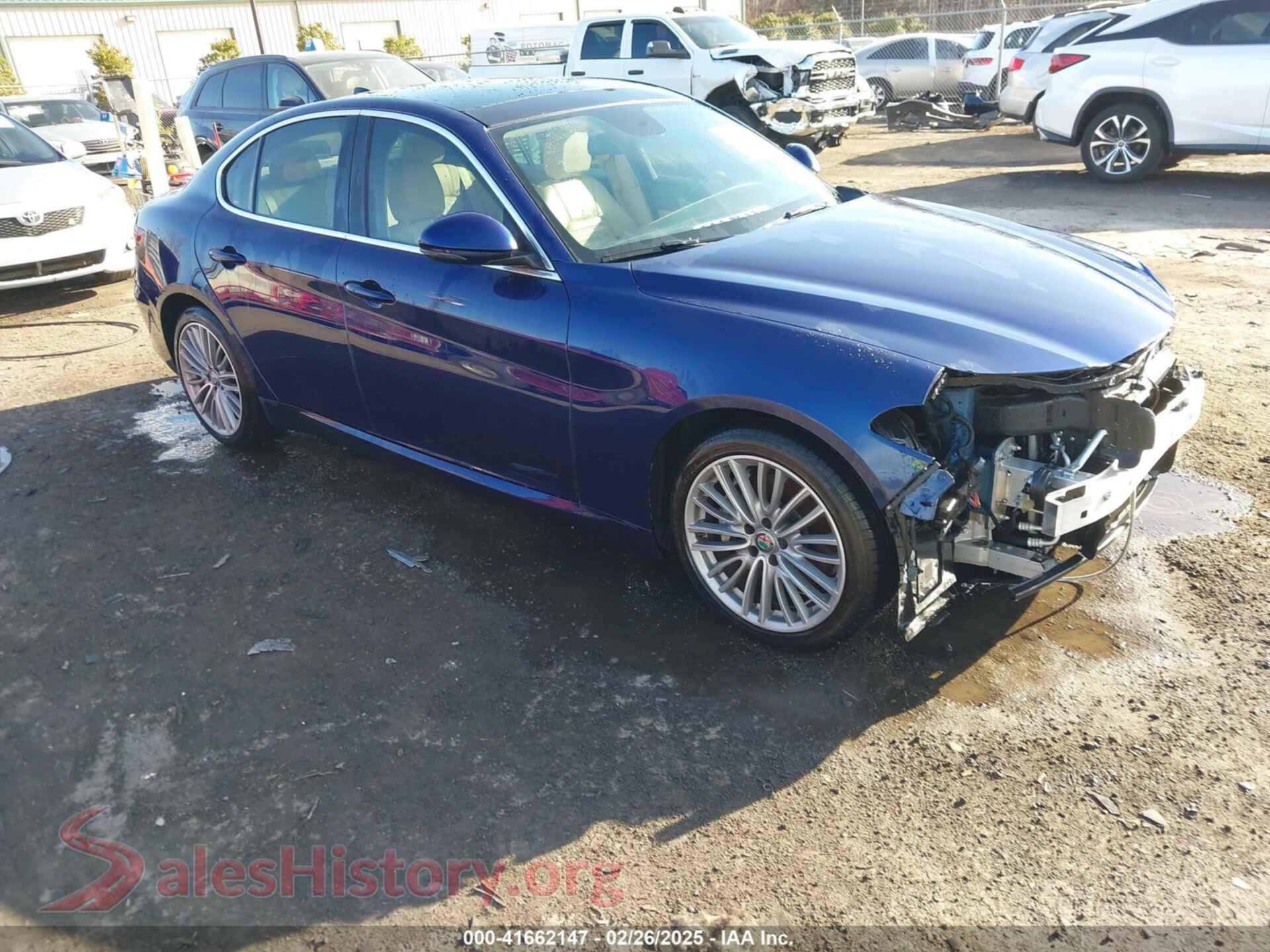 2017 ALFA ROMEO GIULIA — VIN ZARFAECN0H7536063