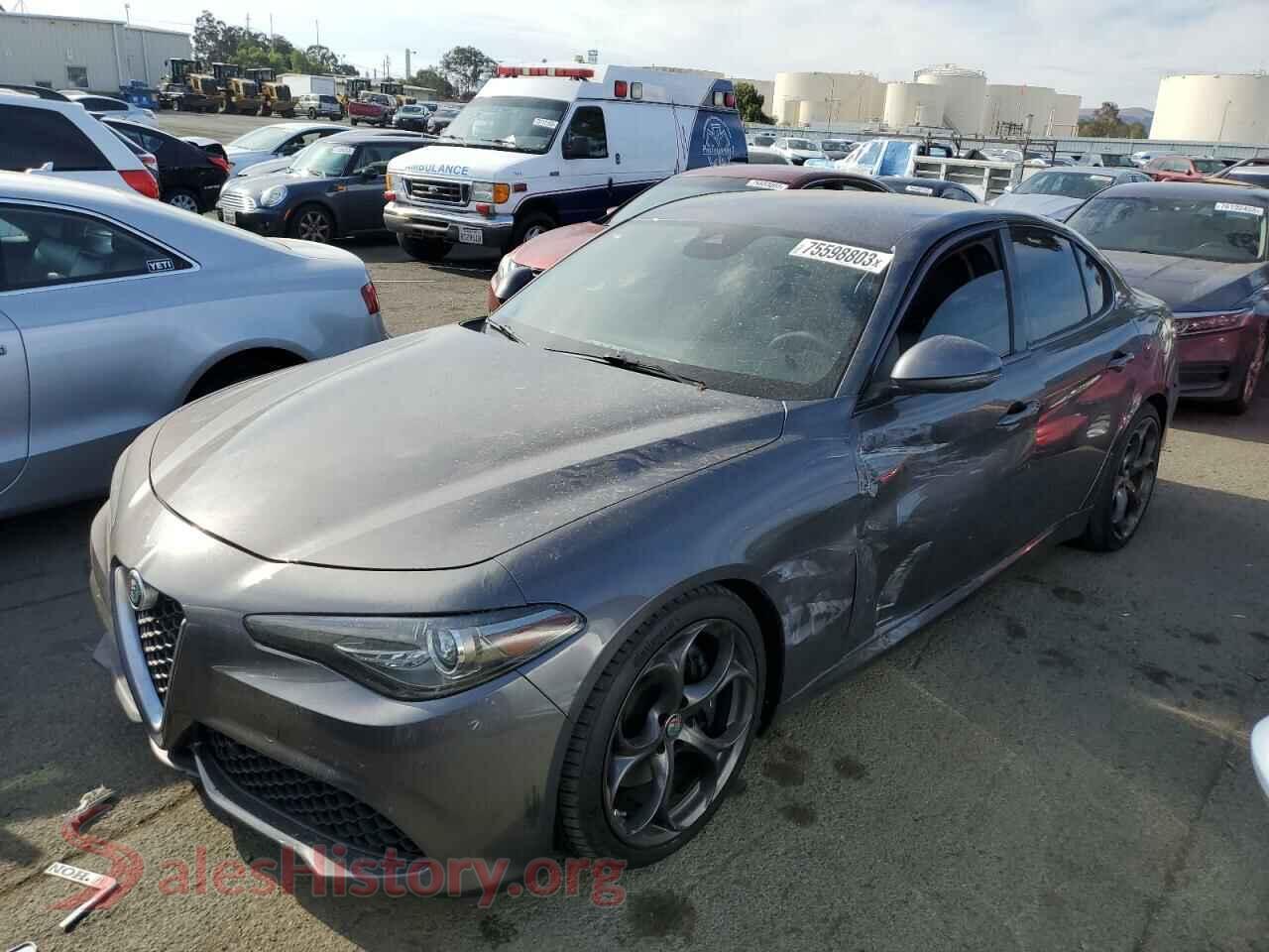 2017 ALFA ROMEO GIULIA — VIN ZARFAECN1H7549727