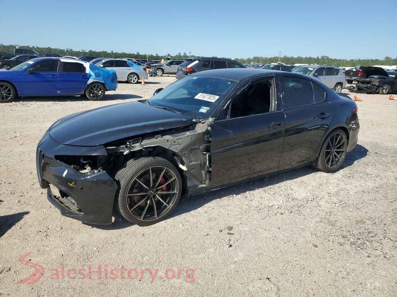 2017 ALFA ROMEO GIULIA — VIN ZARFAECN2H7550899