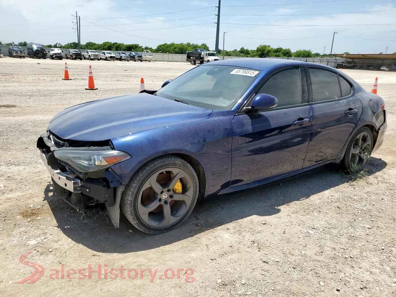 2017 ALFA ROMEO GIULIA — VIN ZARFAECN3H7557179
