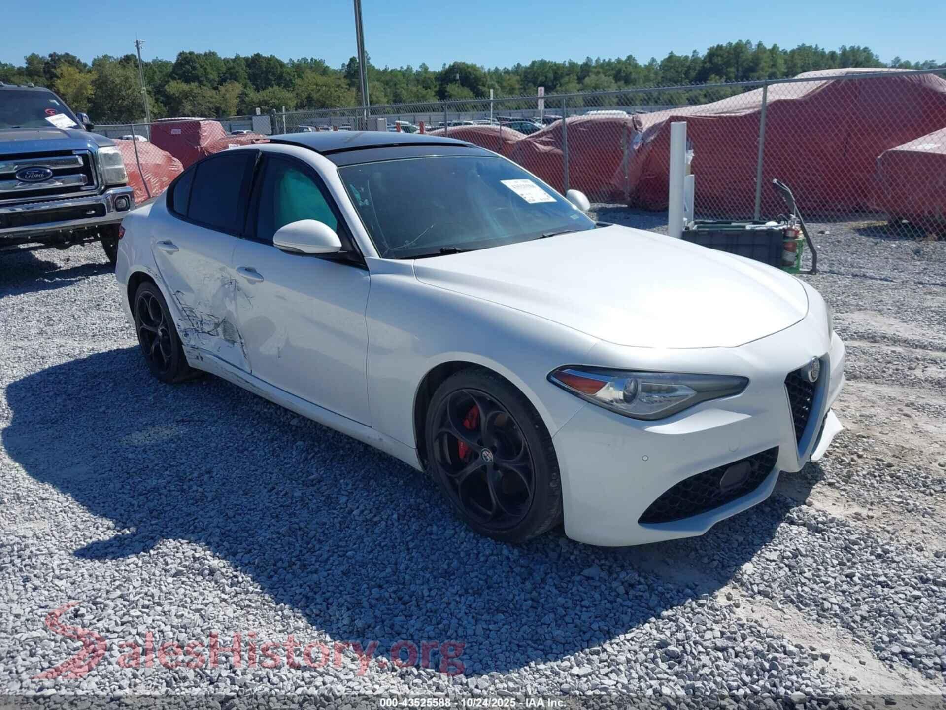 2017 ALFA ROMEO GIULIA — VIN ZARFAECN6H7540859