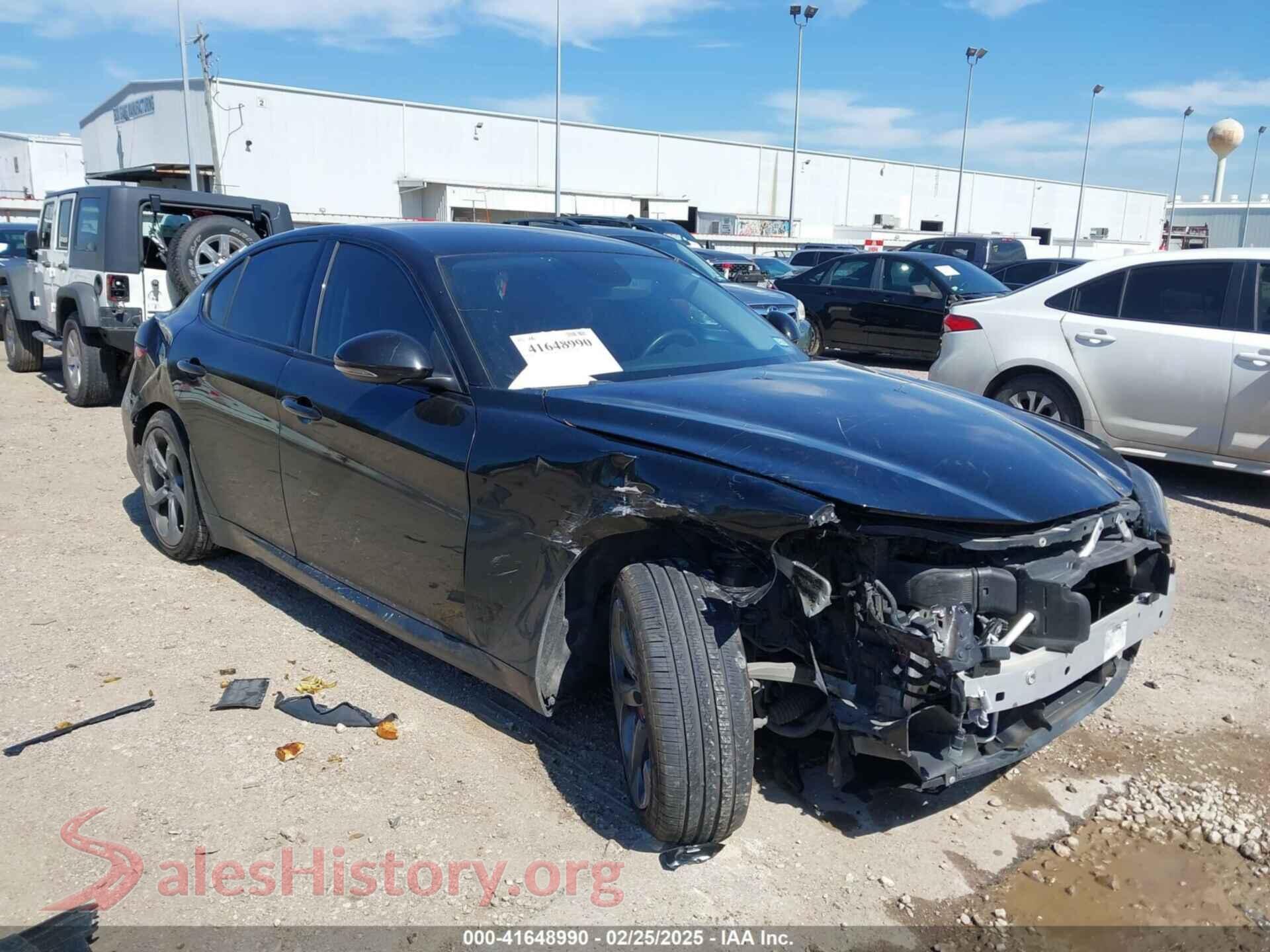 2018 ALFA ROMEO GIULIA — VIN ZARFAECN7J7564254