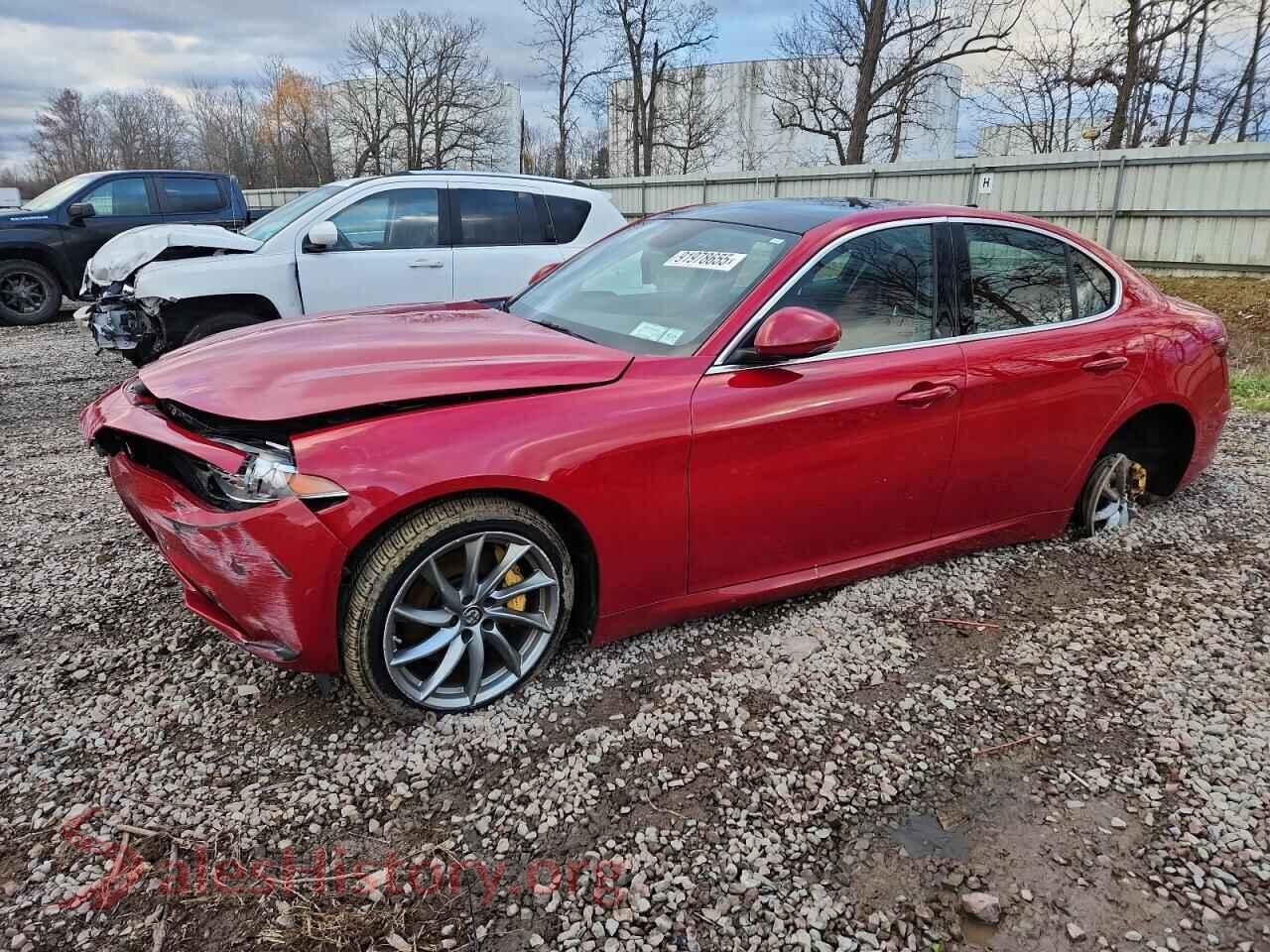 2017 ALFA ROMEO GIULIA — VIN ZARFAEDN3H7552501