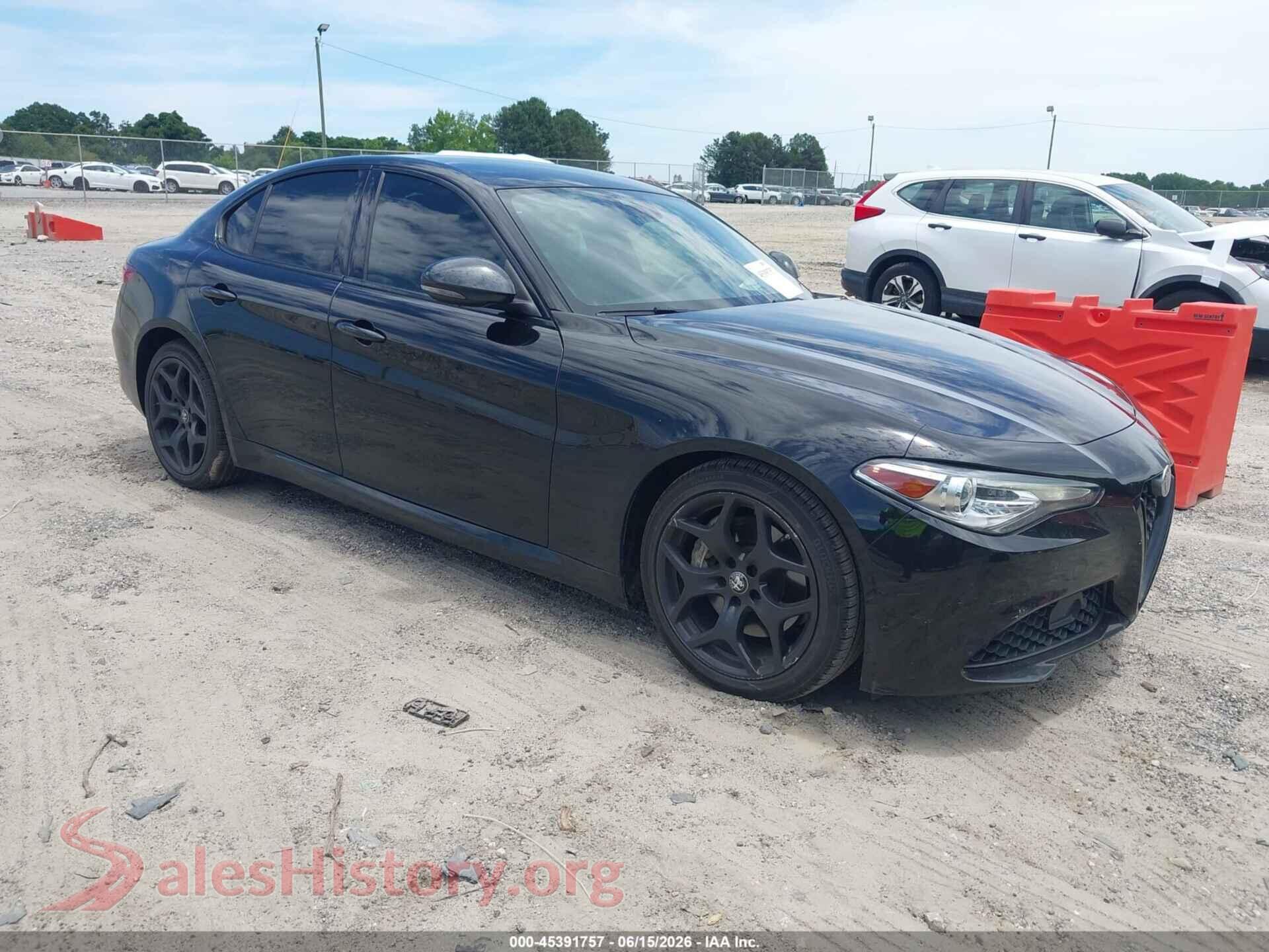 2021 ALFA ROMEO GIULIA — VIN ZARFAMAN1M7639094