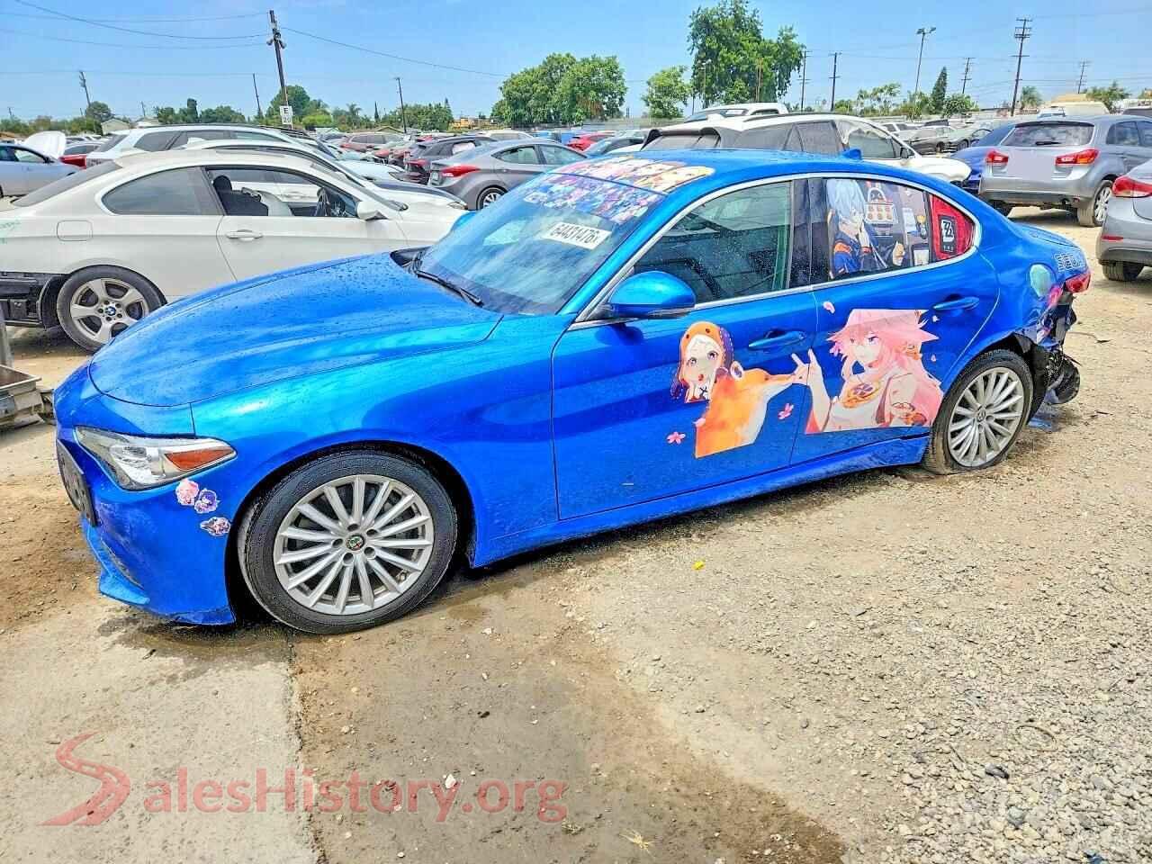 2021 ALFA ROMEO GIULIA — VIN ZARFAMAN1M7643825