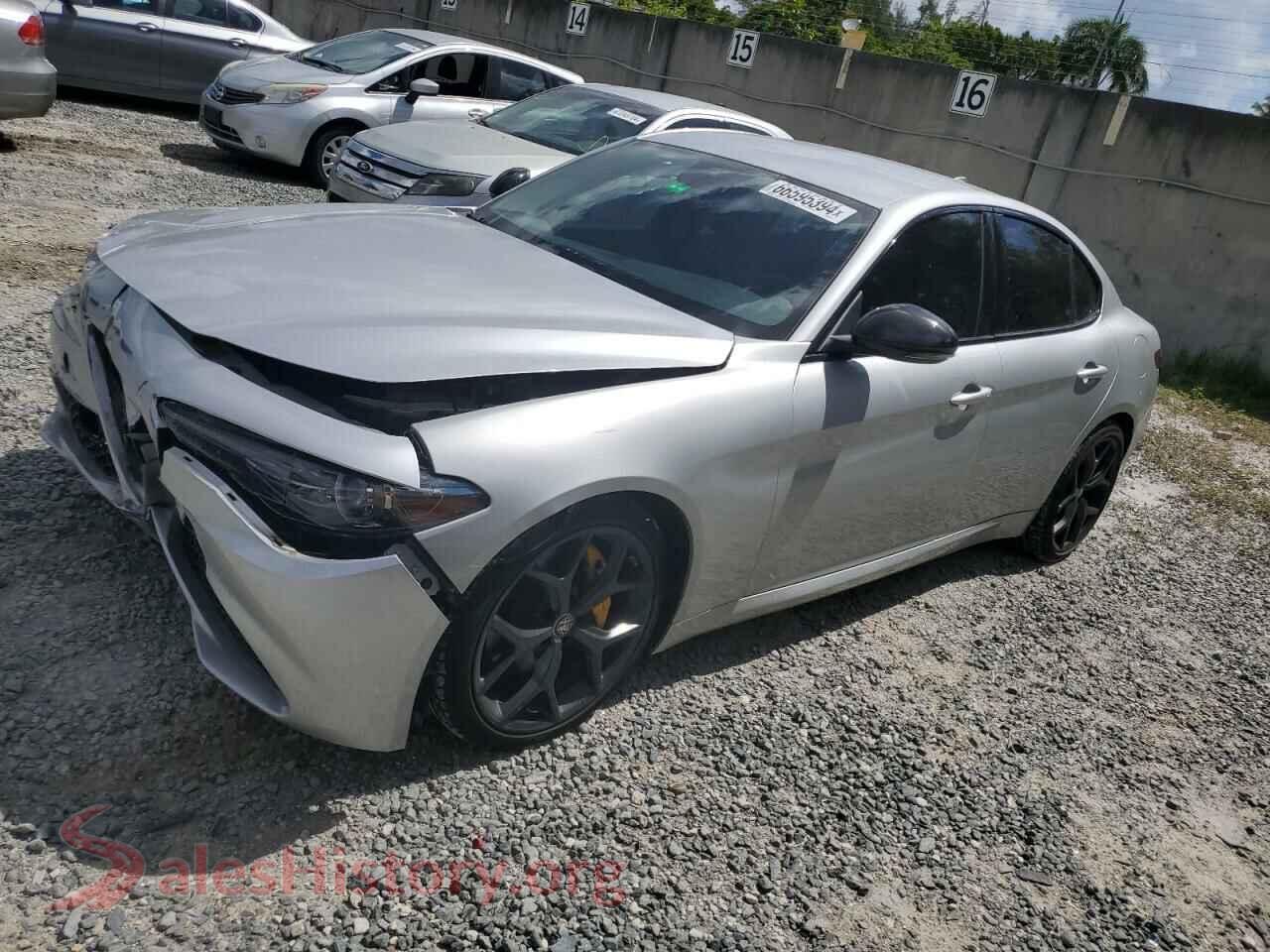 2020 ALFA ROMEO GIULIA — VIN ZARFAMAN2L7633514