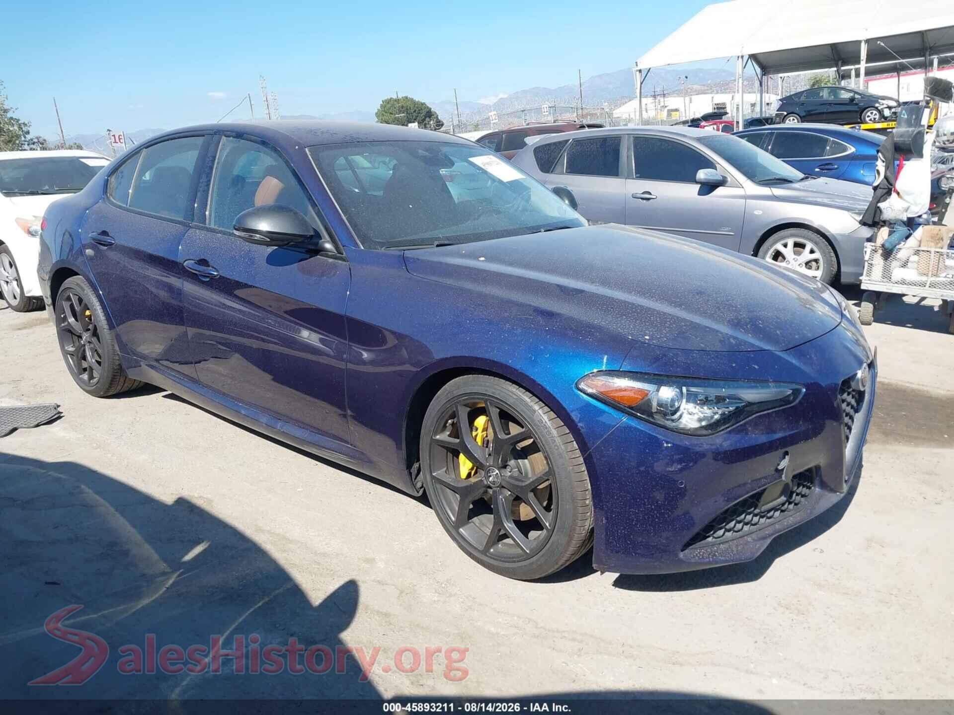 2020 ALFA ROMEO GIULIA — VIN ZARFAMAN2L7637031